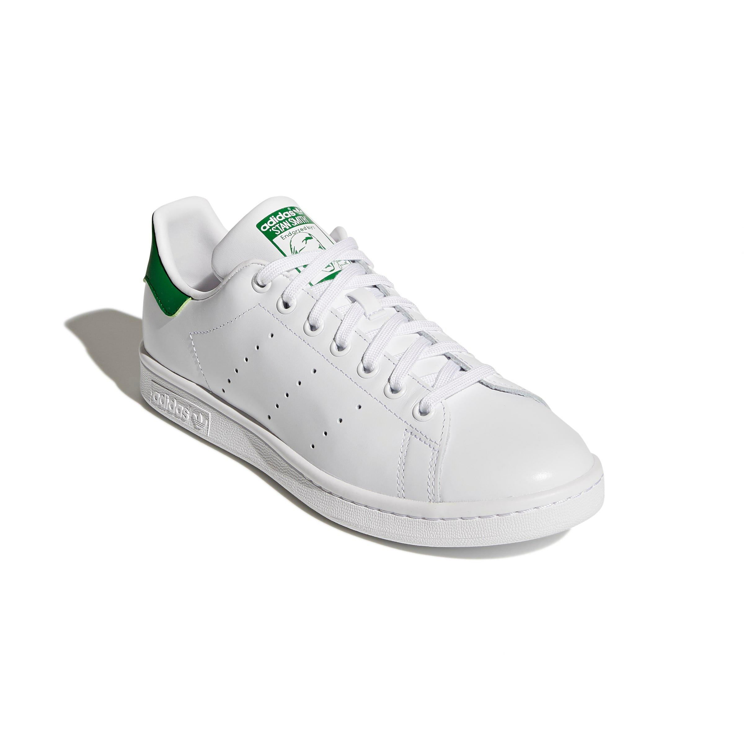 adidas Originals Stan Smith "Ftwr White/Core White/Green" Men's Shoe - WHITE/WHITE/GREEN Thumbnail View 3