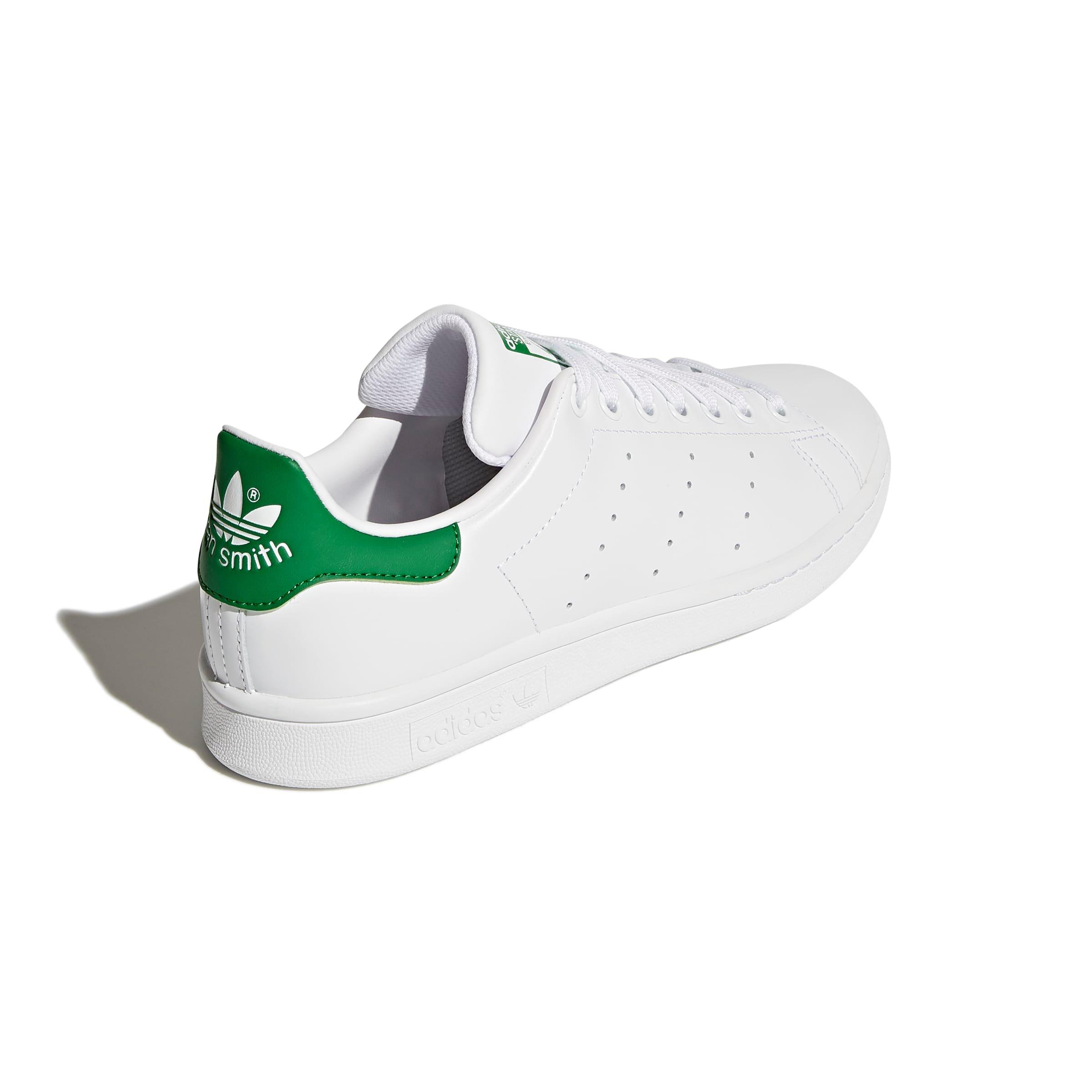 adidas Originals Stan Smith "Ftwr White/Core White/Green" Men's Shoe - WHITE/WHITE/GREEN Thumbnail View 4