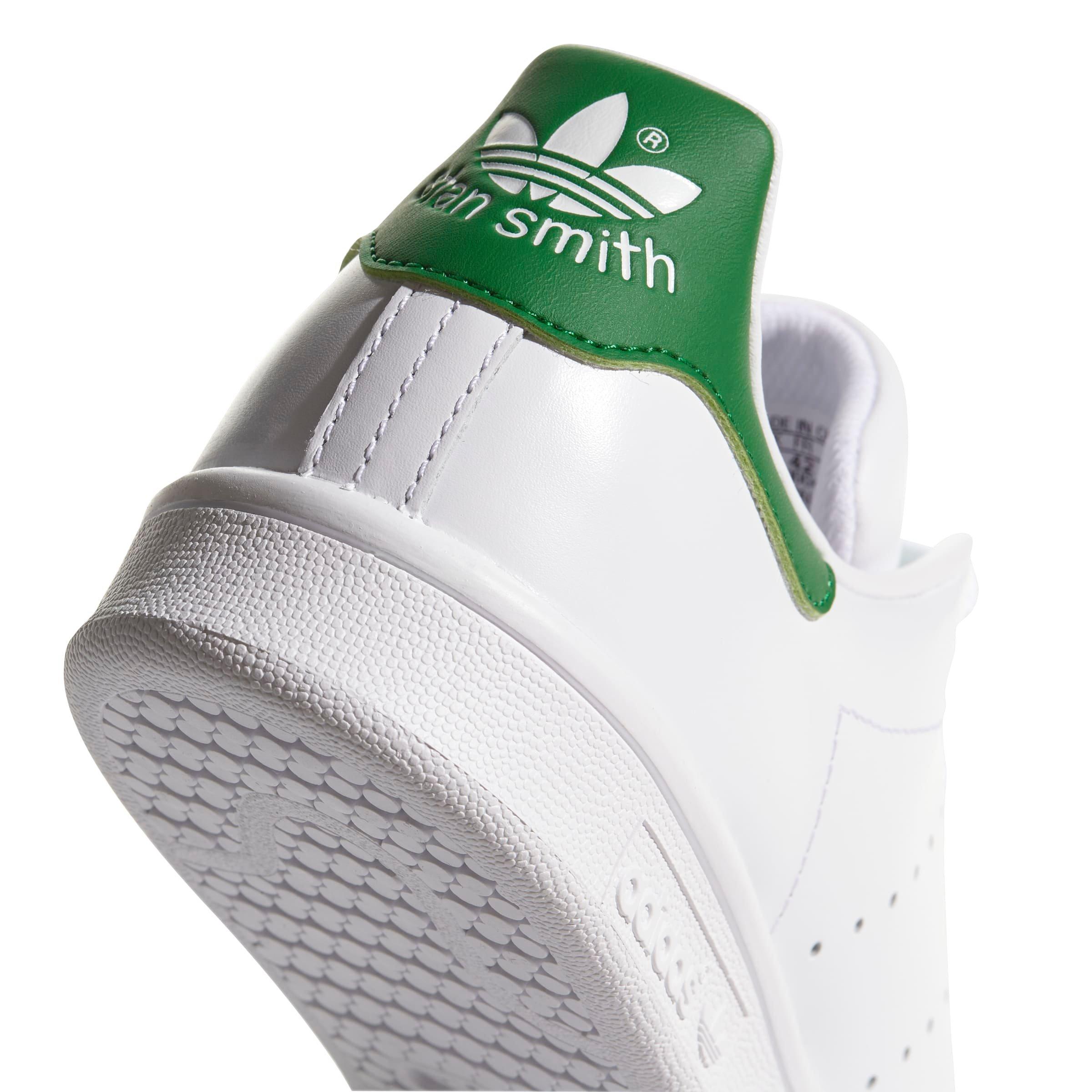 adidas Originals Stan Smith "White/Core White/Green" Men's Shoe - WHITE/WHITE/GREEN Thumbnail View 7