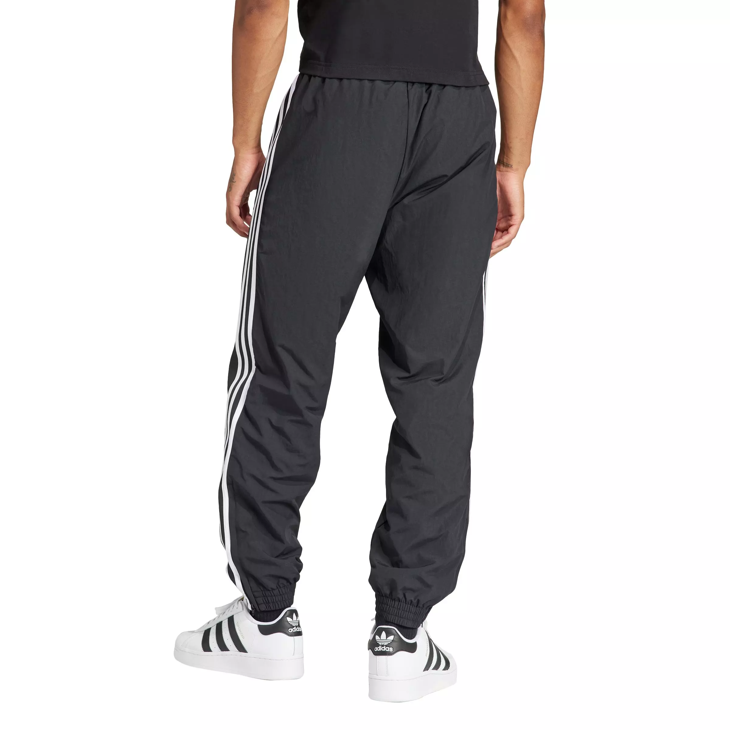 adidas Originals Men's Adicolor Woven Firebird Track Pants - Black - BLACK