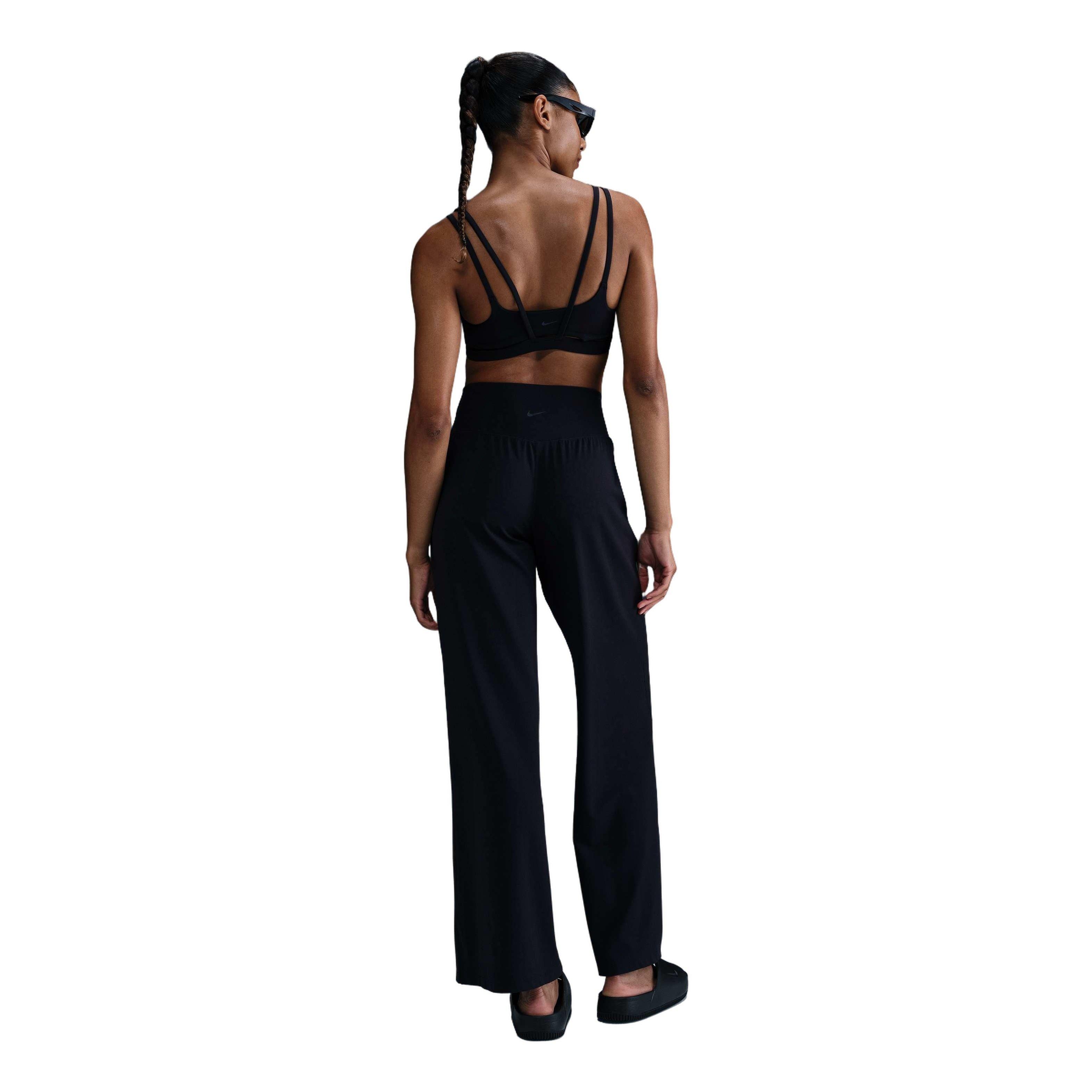 Nike Zenvy Dri-FIT High-Waisted Wide-Leg Women's Black Pants