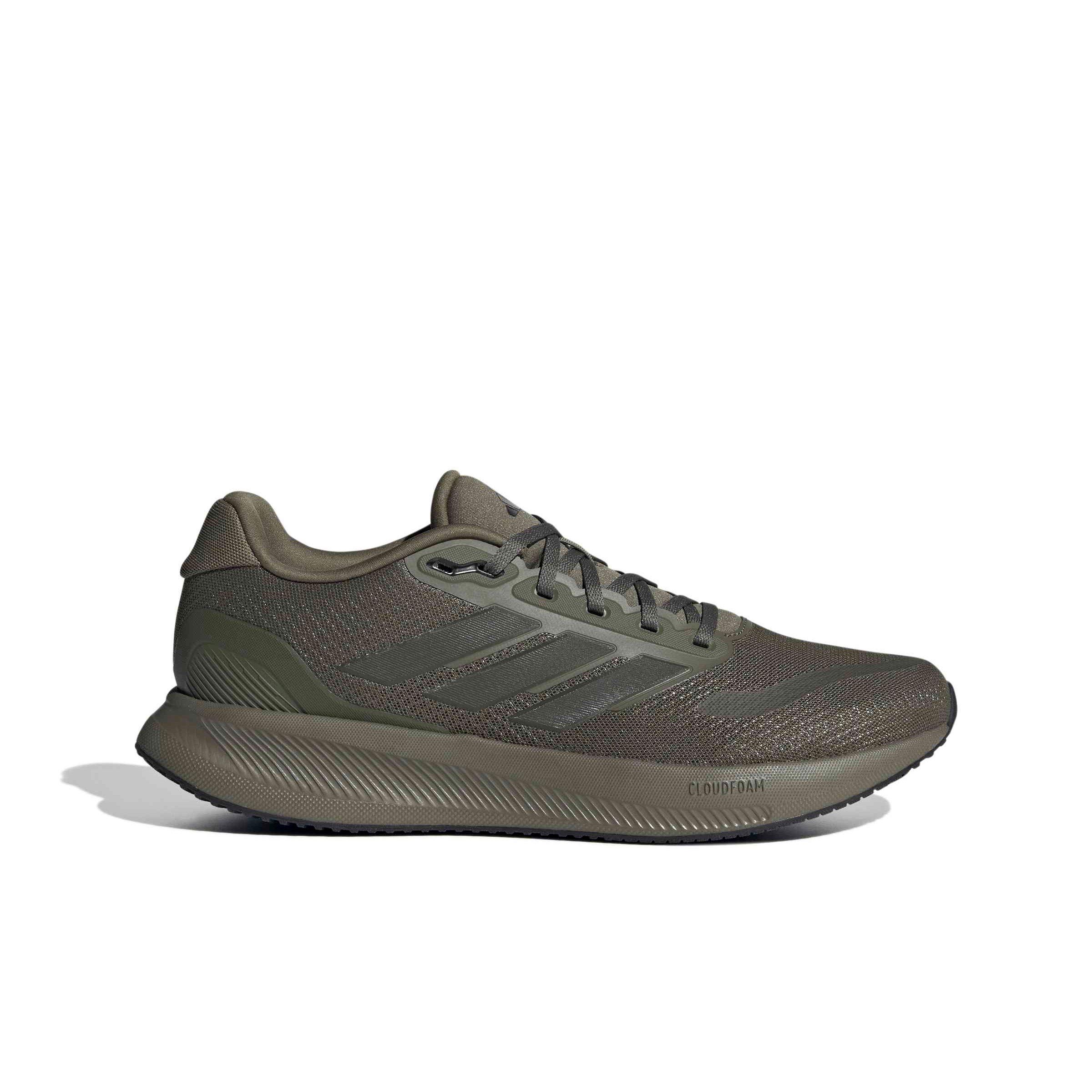 adidas Runfalcon 5 "Olive Strata/Shadow Olive/Core Black" Men's Running Shoe - OLIVE/OLIVE/BLACK Thumbnail View 1