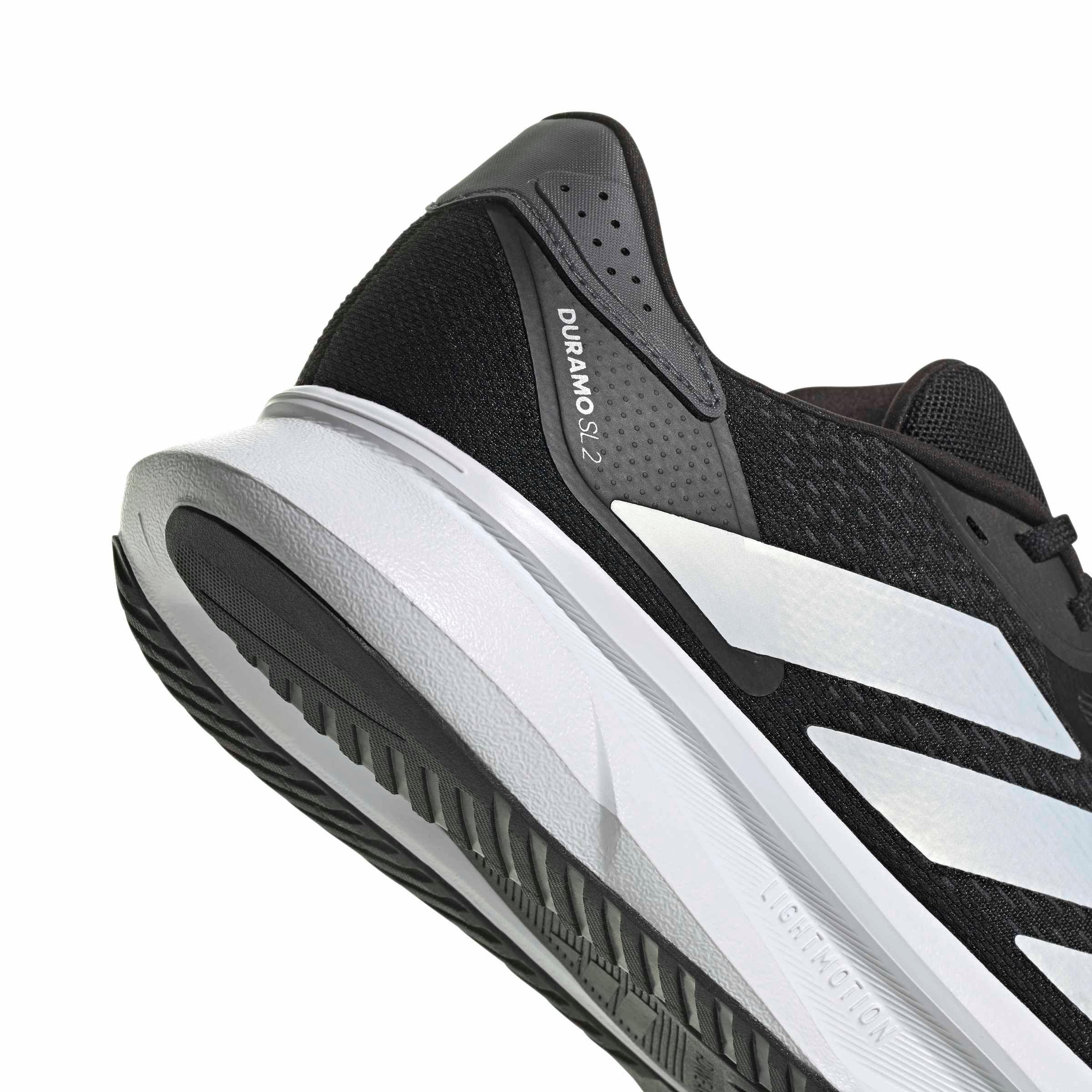 adidas Duramo SL 2 "Core Black/Ftwr White/Grey Five" Men's Wide Running Shoe - BLACK/WHITE/GREY Thumbnail View 7