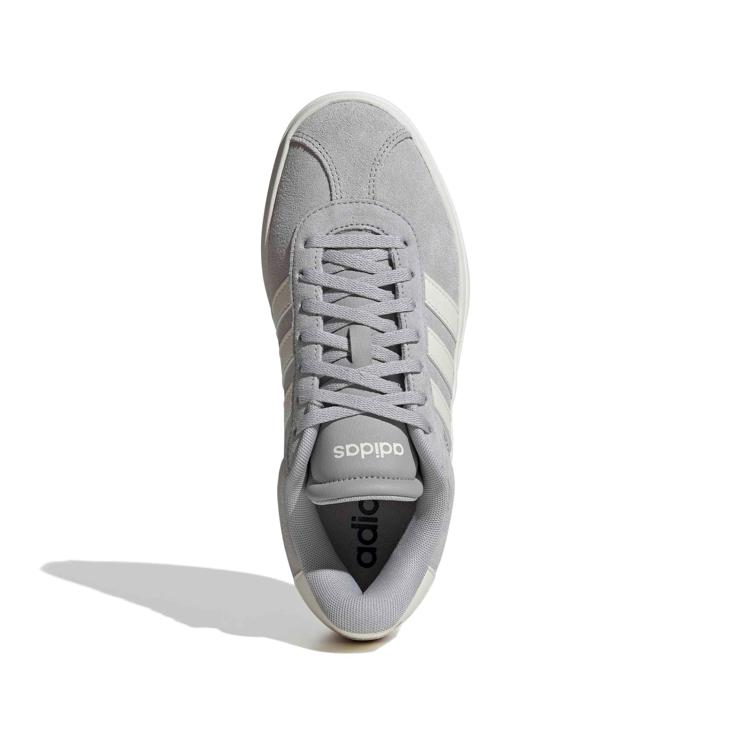 adidas VL Court Bold "Grey Two/Off White/Core White" Women's Shoe - GREY/OFF WHITE/WHITE