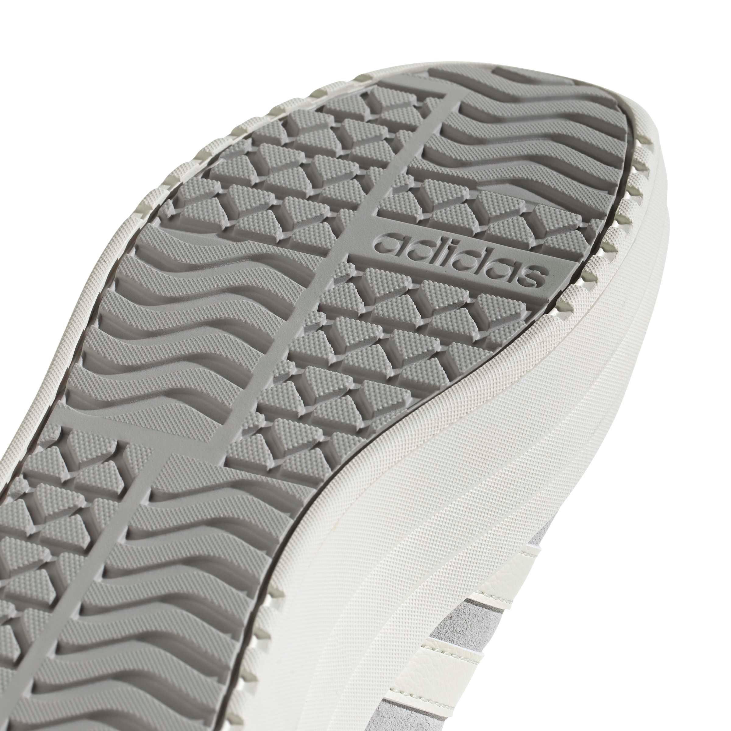 adidas VL Court Bold "Grey Two/Off White/Core White" Women's Shoe - GREY/OFF WHITE/WHITE