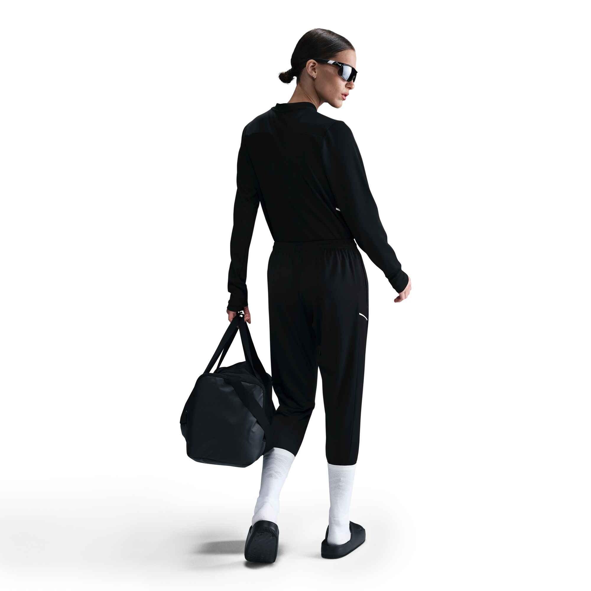 Nike Women's Dri-FIT Crew-Neck Long-Sleeve Soccer Top - Black - BLACK Thumbnail View 6