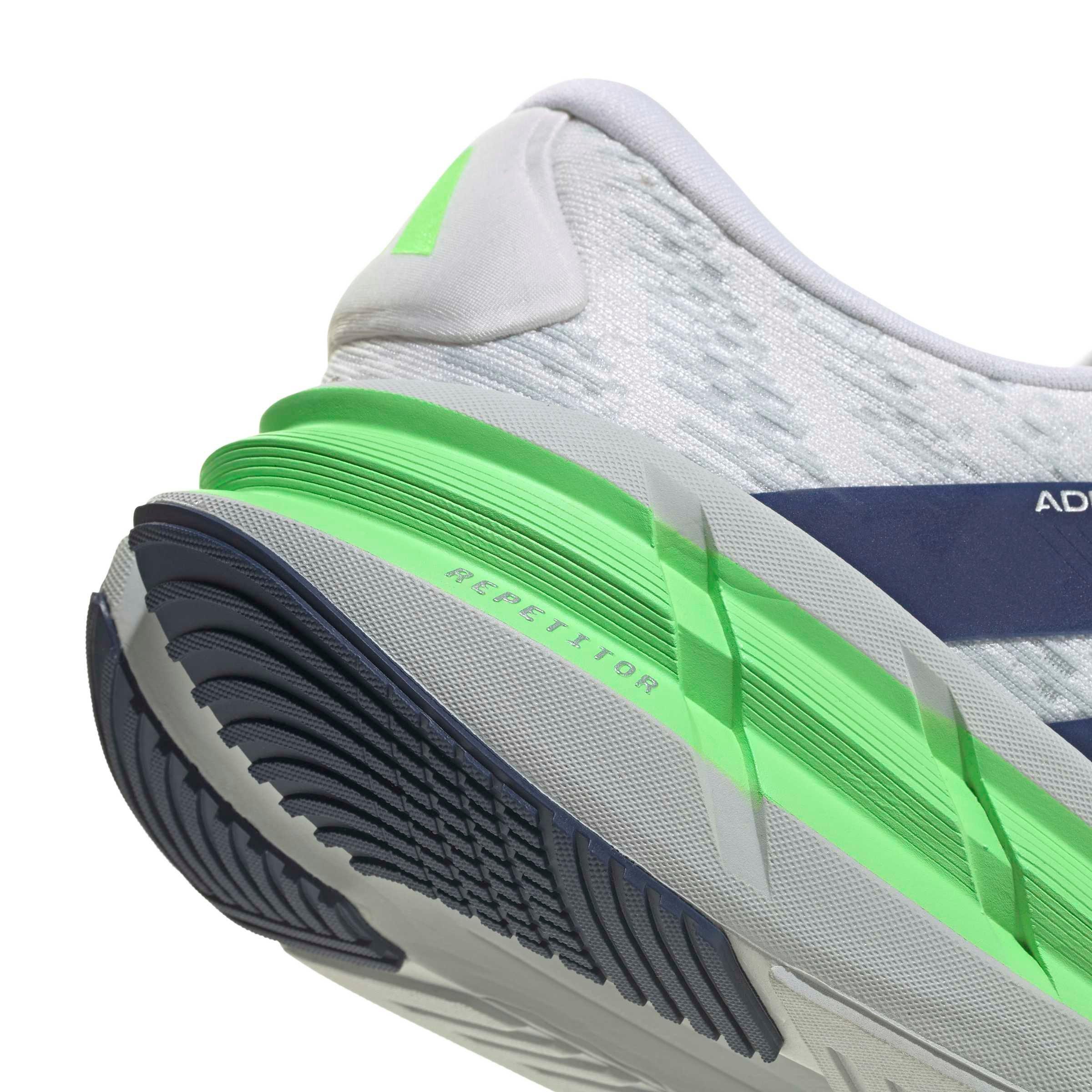 adidas Adistar 4 "Ftwr White/Tech Indigo/Lime Burst" Men's Running Shoe - WHITE/INDIGO/LIME Thumbnail View 7