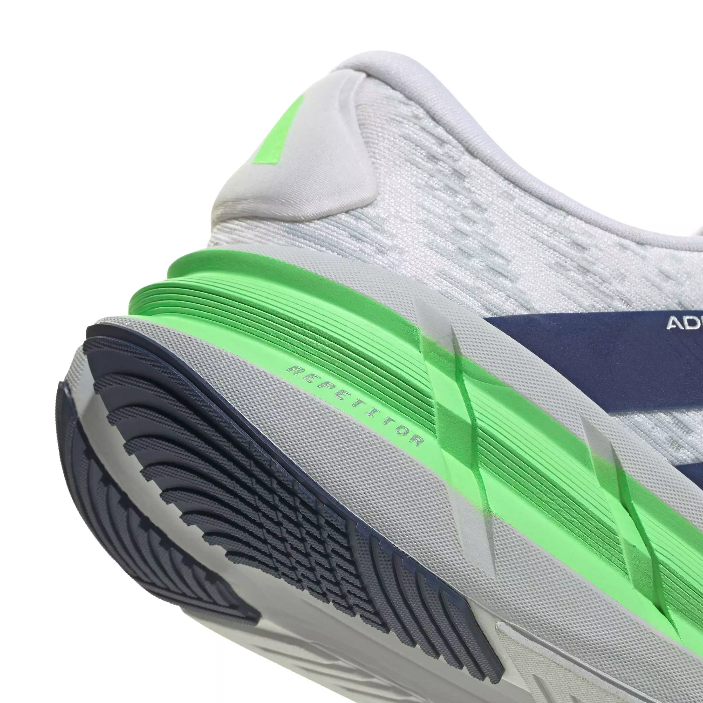 adidas Adistar 4 "Ftwr White/Tech Indigo/Lime Burst" Men's Running Shoe - WHITE/INDIGO/LIME
