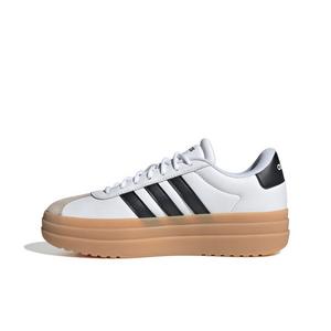 adidas VL Court Bold "Ftwr White/Core Black/Wonder Beige" Women's Shoe - WHITE/BLACK/BEIGE