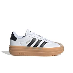 adidas VL Court Bold "Ftwr White/Core Black/Wonder Beige" Women's Shoe - WHITE/BLACK/BEIGE