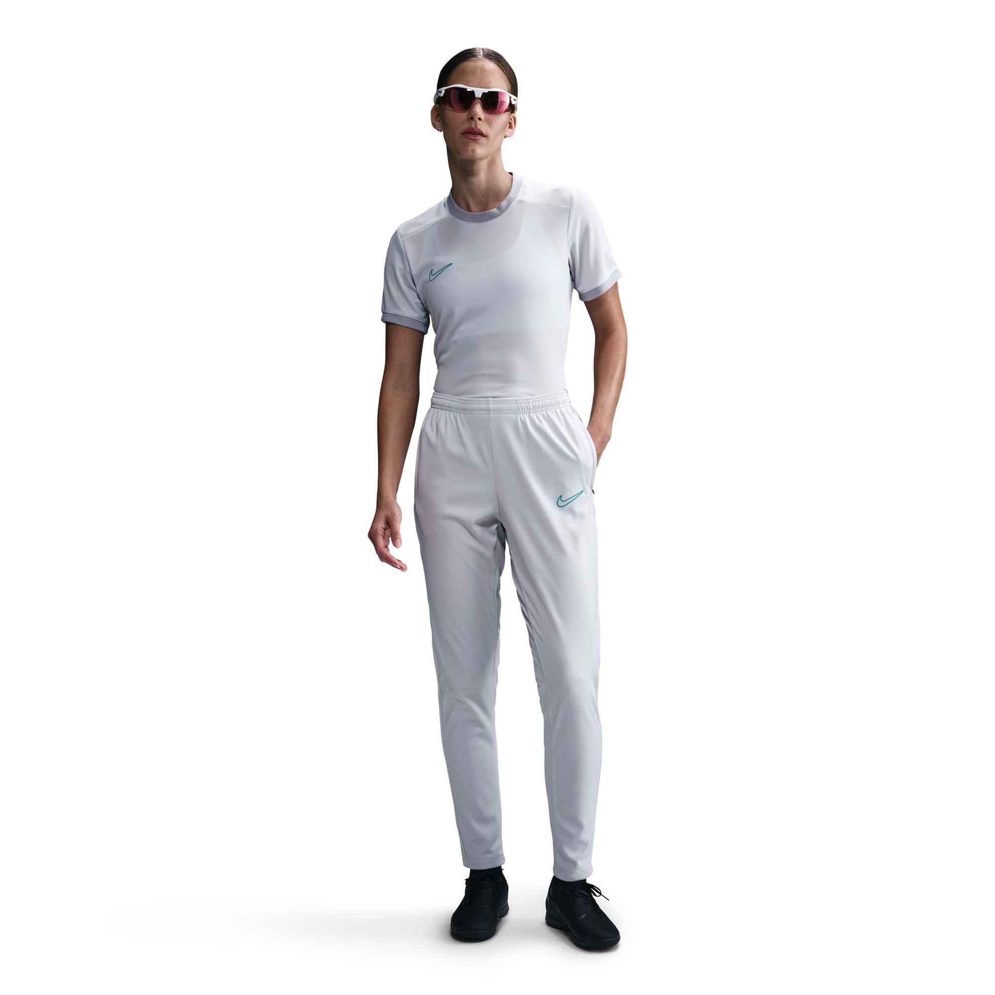 Nike Women's Academy Dri-FIT Soccer Pants-White - GREY Thumbnail View 4