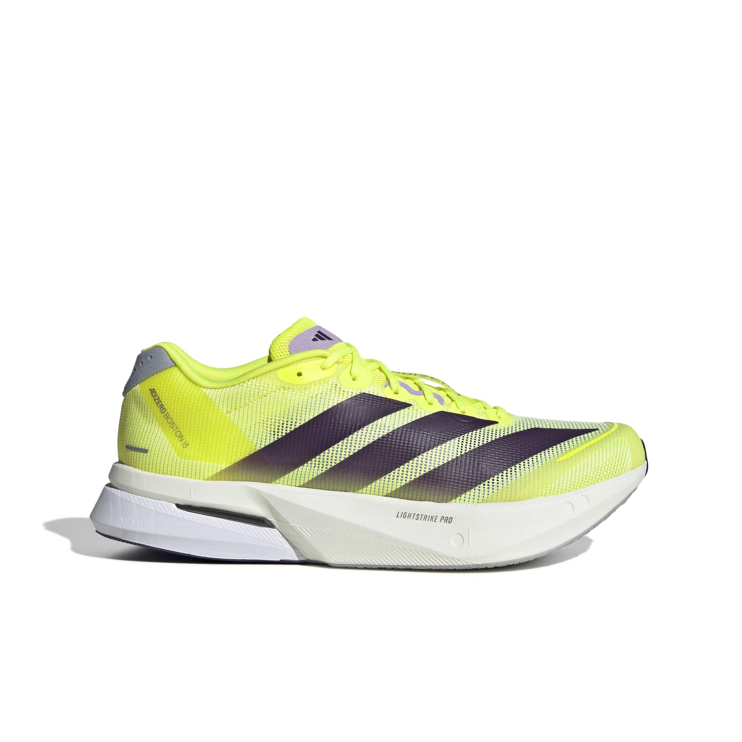 adidas Adizero Boston 13 "Solar Yellow/Aurora Plum/Powder Plum" Men's Running Shoe - YELLOW/PLUM/PLUM Thumbnail View 1