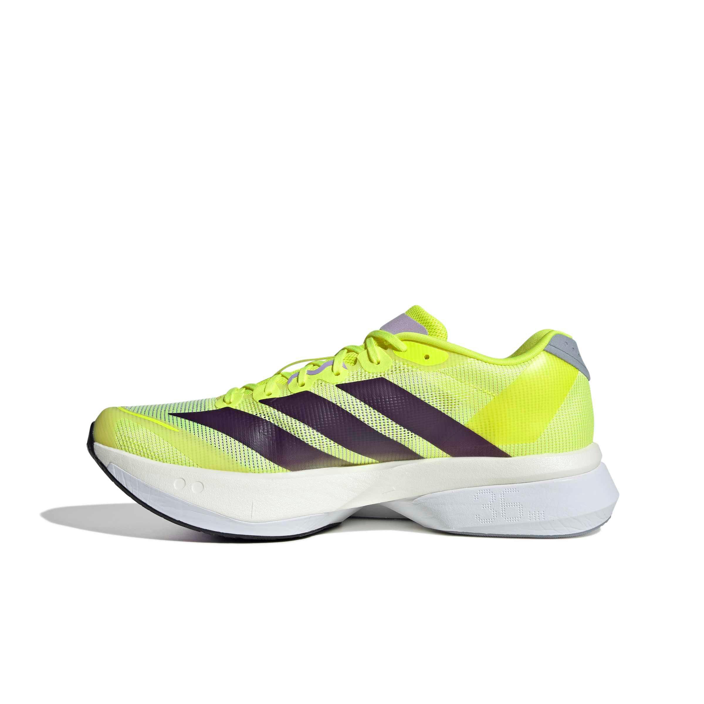 adidas Adizero Boston 13 "Solar Yellow/Aurora Plum/Powder Plum" Men's Running Shoe - YELLOW/PLUM/PLUM Thumbnail View 2