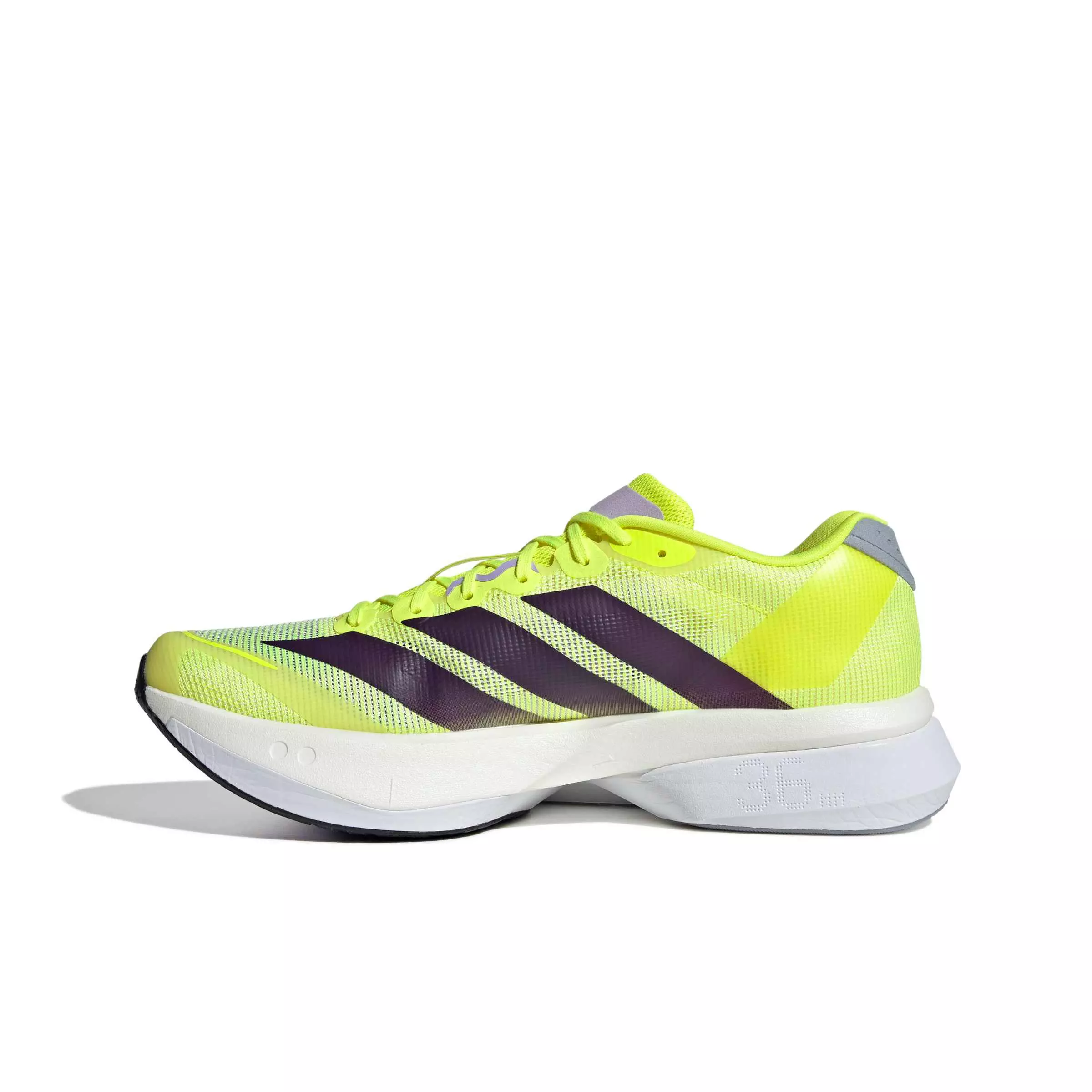 adidas Adizero Boston 13 "Solar Yellow/Aurora Plum/Powder Plum" Men's Running Shoe - YELLOW/PLUM/PLUM