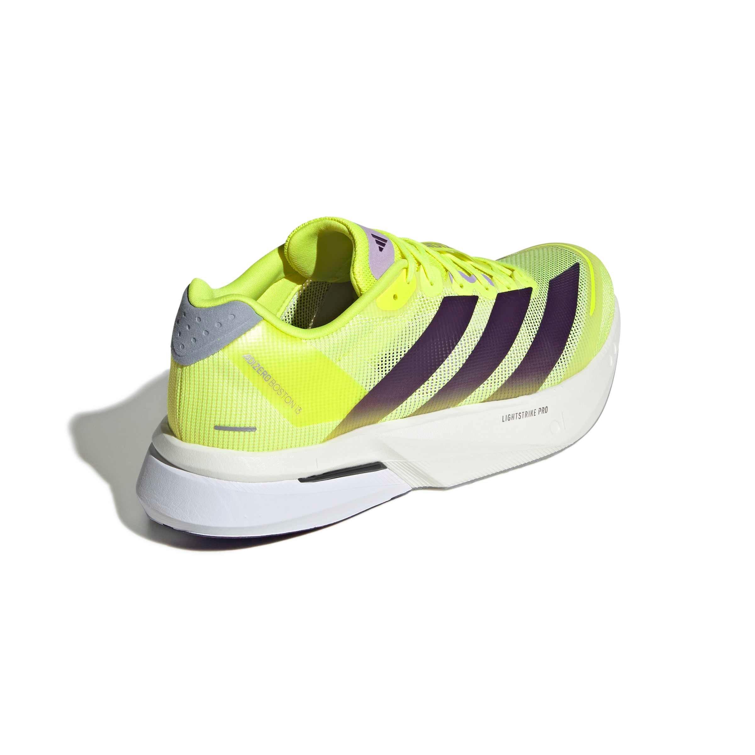 adidas Adizero Boston 13 "Solar Yellow/Aurora Plum/Powder Plum" Men's Running Shoe - YELLOW/PLUM/PLUM Thumbnail View 4
