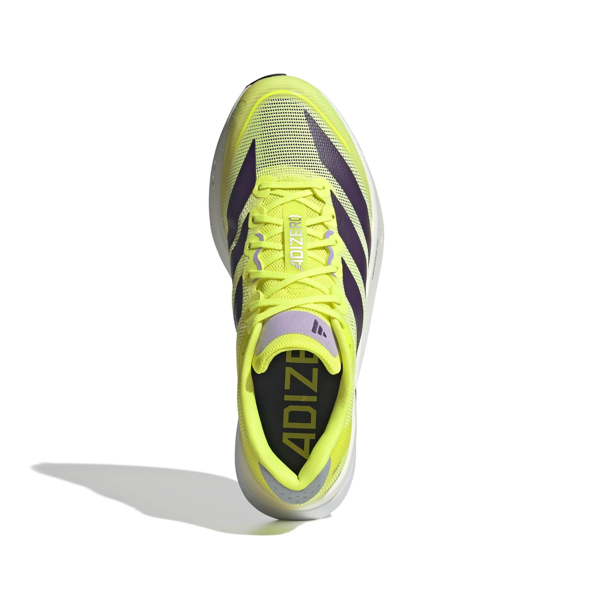 adidas Adizero Boston 13 "Solar Yellow/Aurora Plum/Powder Plum" Men's Running Shoe - YELLOW/PLUM/PLUM Thumbnail View 5