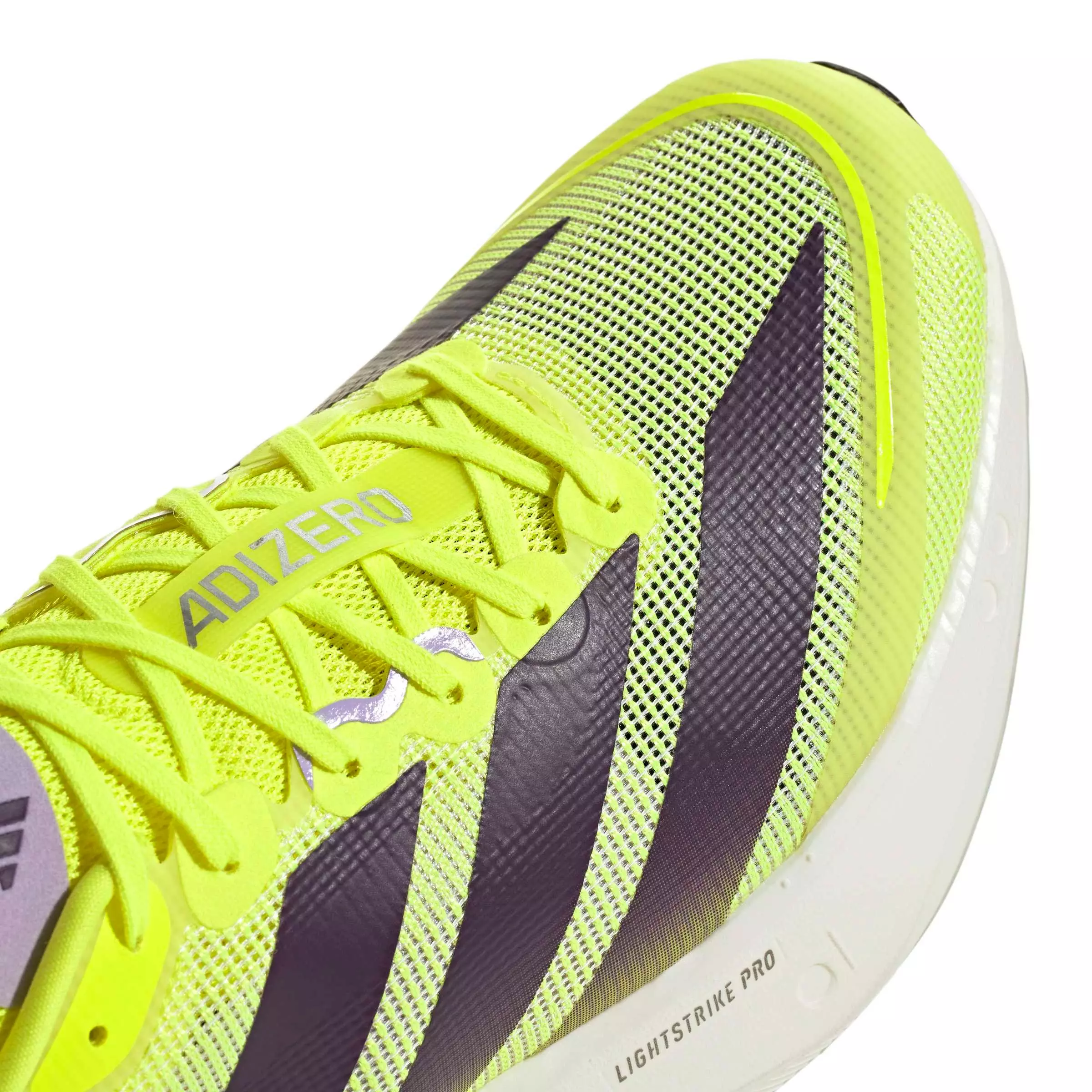 adidas Adizero Boston 13 "Solar Yellow/Aurora Plum/Powder Plum" Men's Running Shoe - YELLOW/PLUM/PLUM