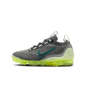 Nike Air VaporMax 2021 FK "Dark Grey/Black/Barely Volt/Phantom" Grade School Boys' Shoe
