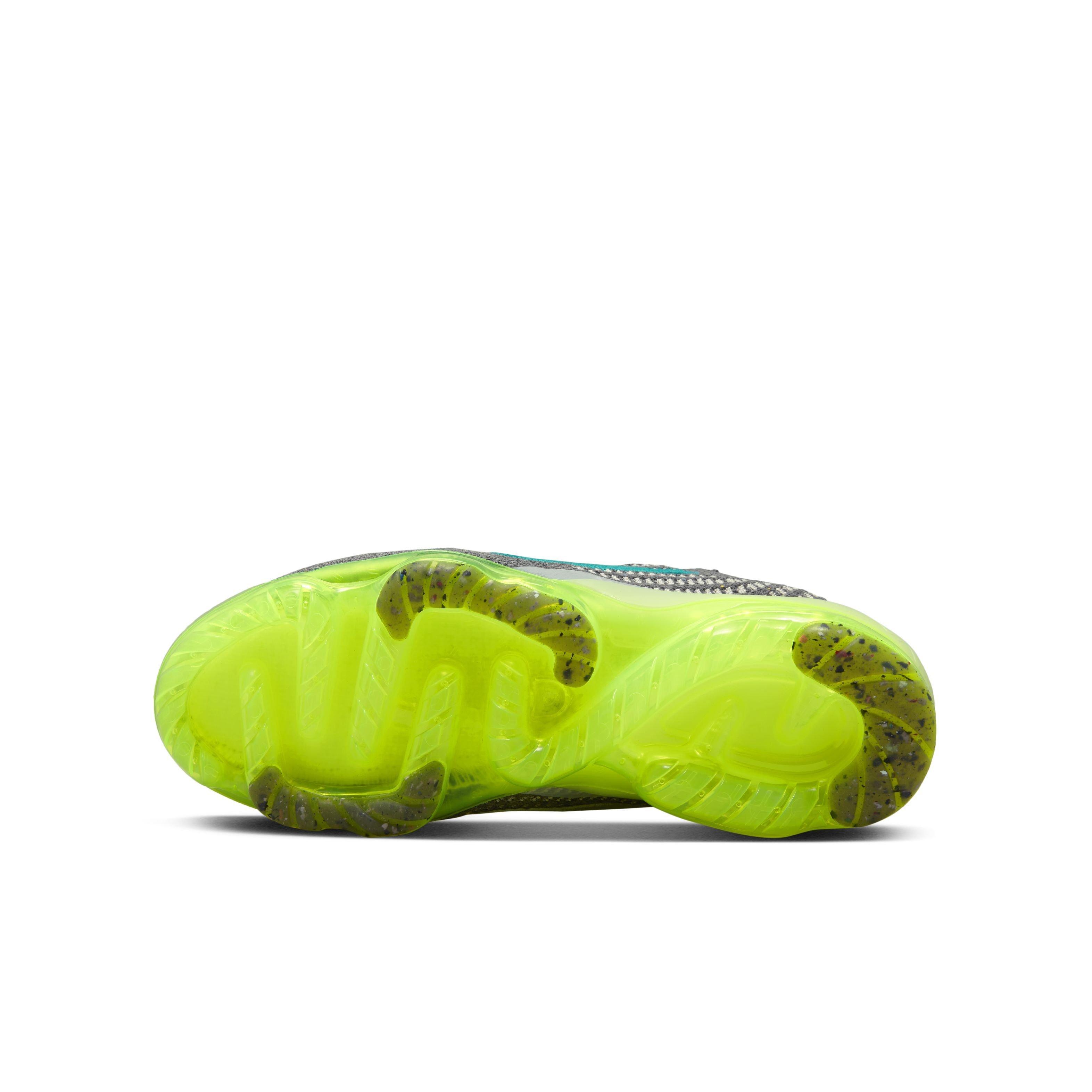 Nike Air VaporMax 2021 FK "Dark Grey/Black/Barely Volt/Phantom" Grade School Boys' Shoe - DK GREY/BLACK/VOLT/PHANTOM Thumbnail View 6