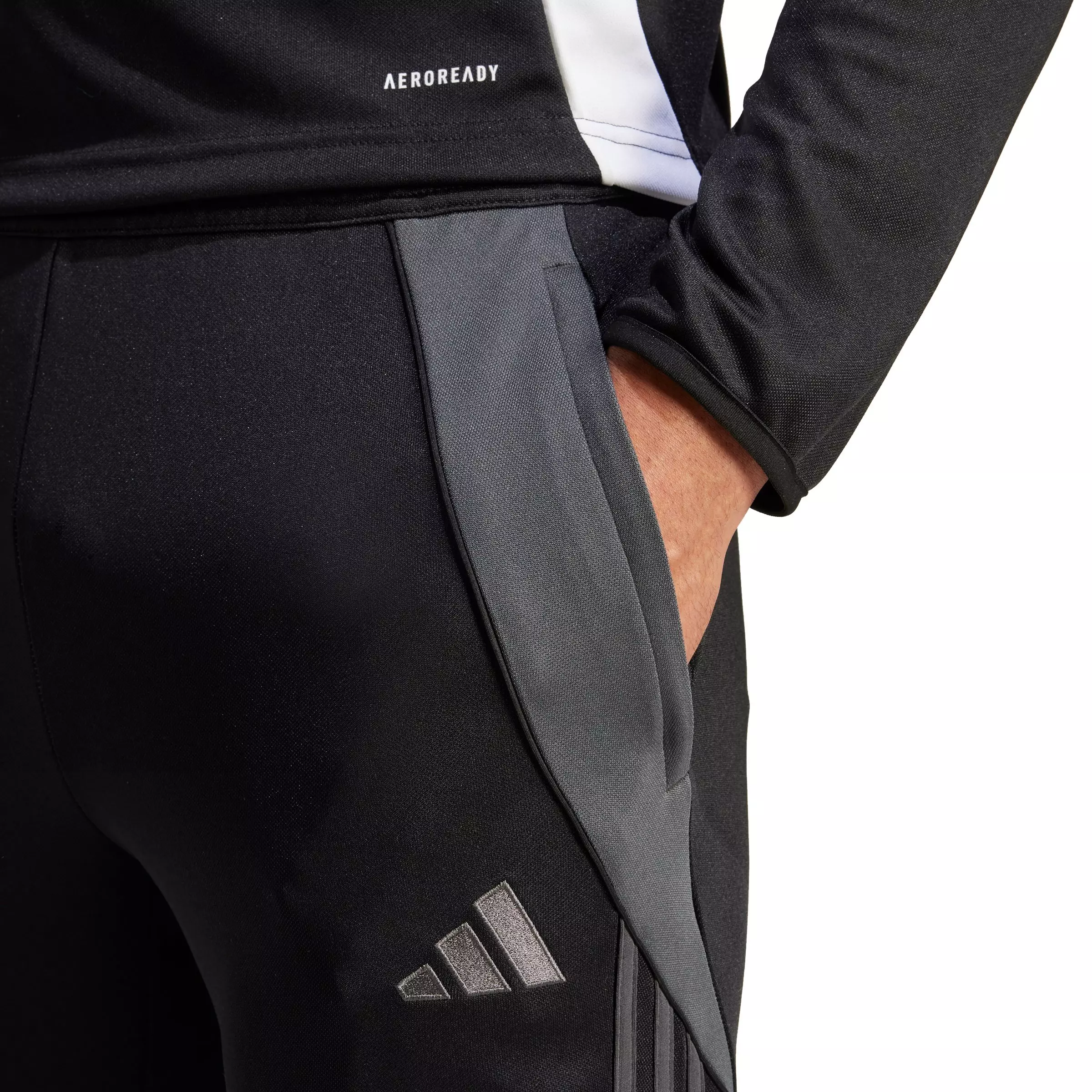 adidas Men's Tiro 24 Training Tracksuit Pants - Black/Grey