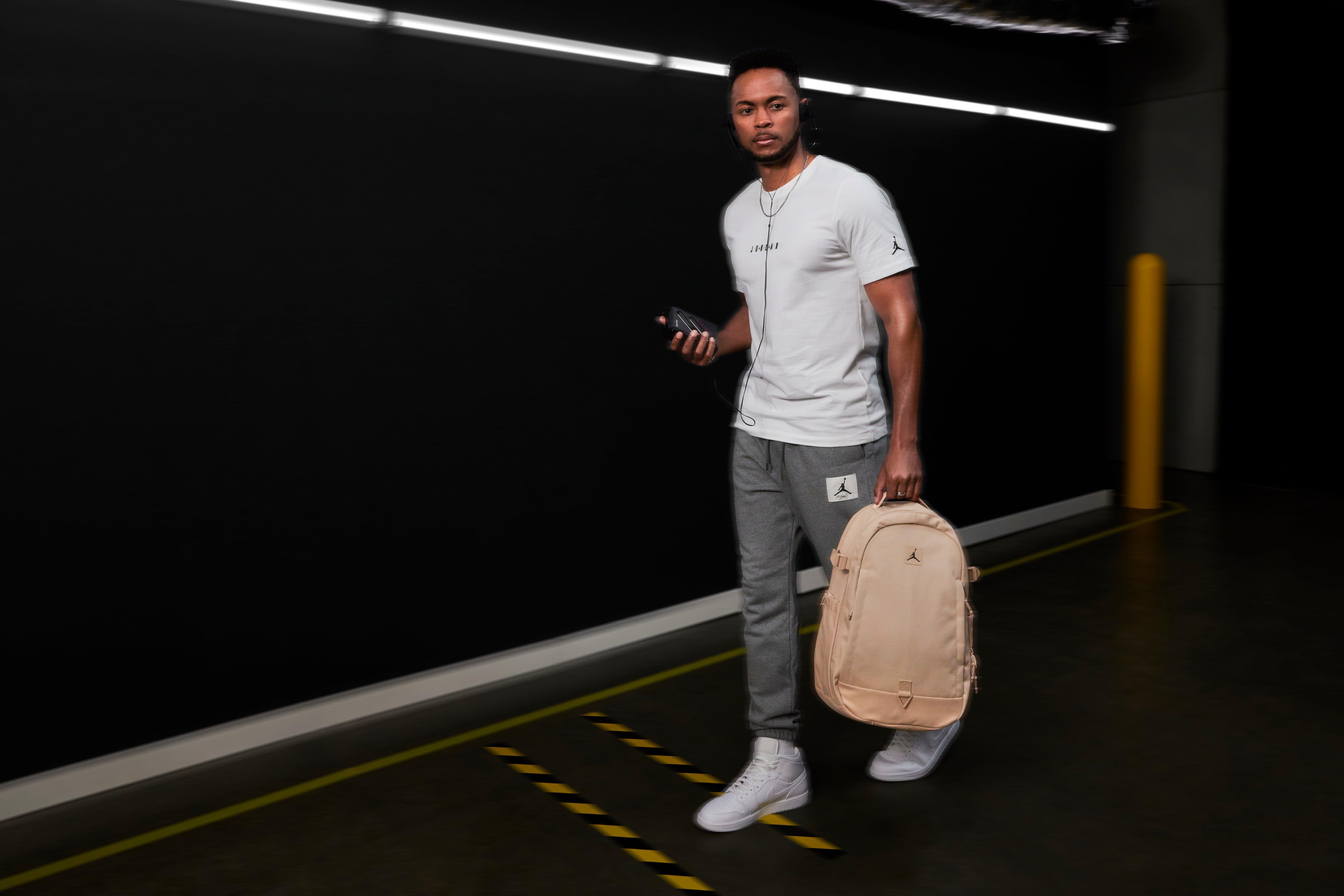 Jordan Franchise Cordura Backpack - Tan - BROWN Thumbnail View 12