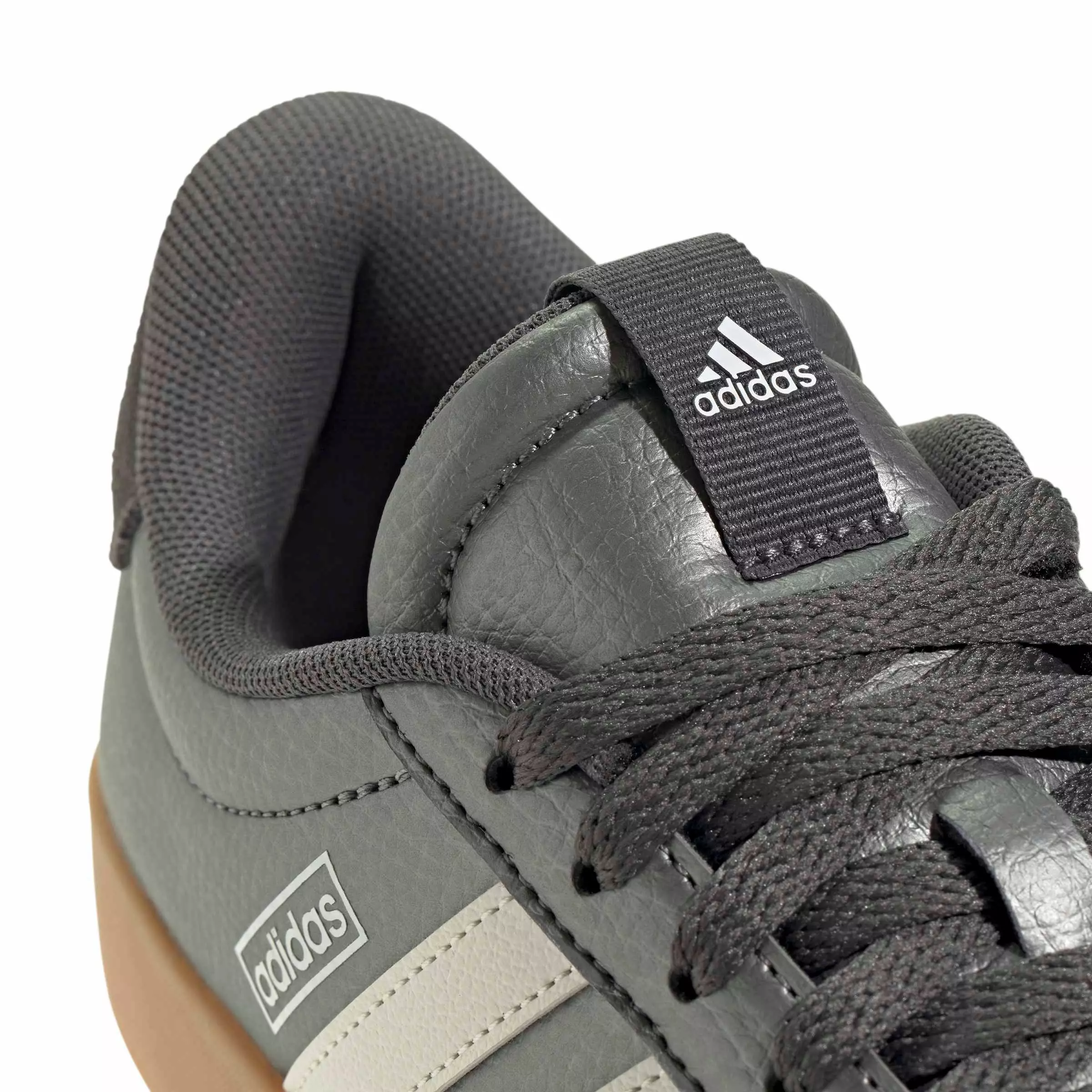 adidas VL Court 3.0 "Iron Metallic/Core White/Grey Five" Women's Shoe - IRON/WHITE/GREY