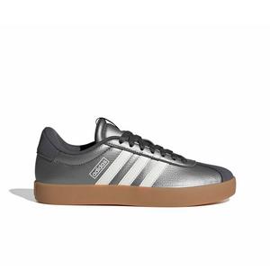 adidas VL Court 3.0 "Iron Metallic/Core White/Grey Five" Women's Shoe - IRON/WHITE/GREY