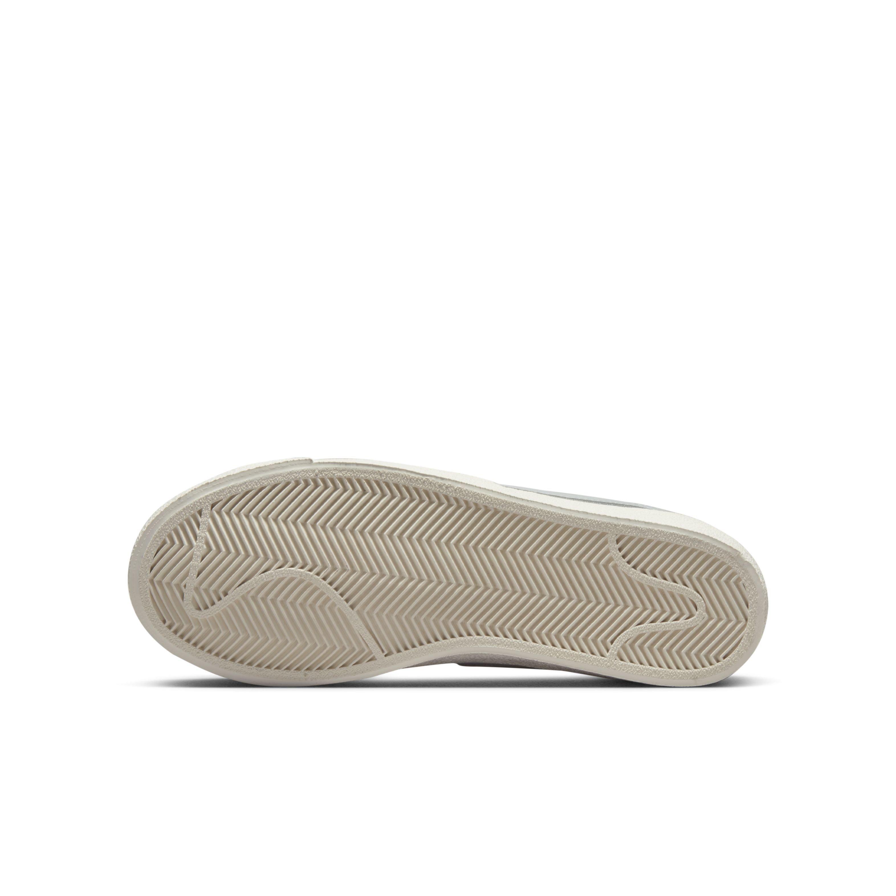 Nike Blazer Low '77 "White/Grey Fog/Light Menta/Sail" Grade School Boys' Shoe - WHITE/GREY/LT MENTAL/SAIL Thumbnail View 6