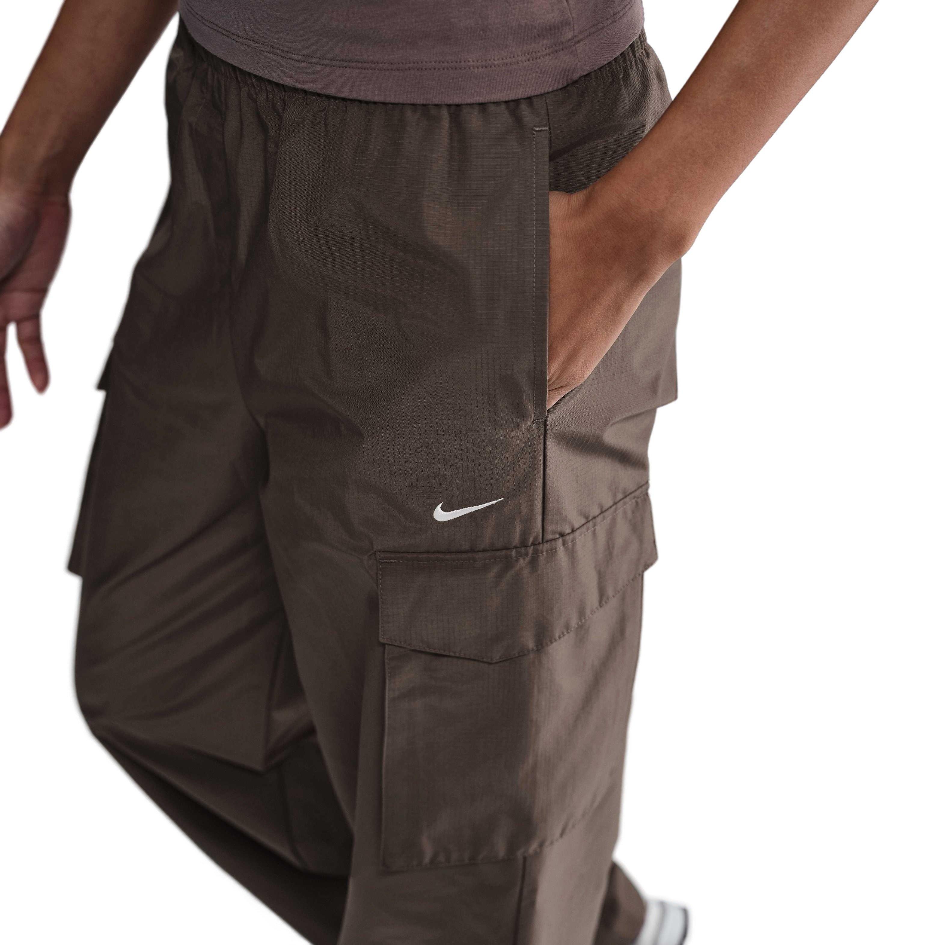 Nike Women's Sportswear Everything Wovens Mid-Rise Cargo Pants - Brown - BROWN Thumbnail View 5