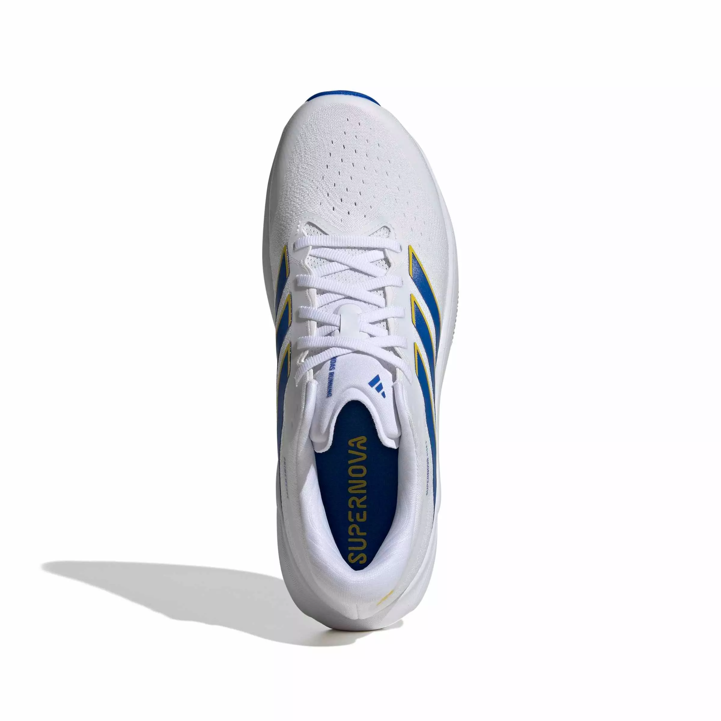 adidas Supernova Rise 3 "Ftwr White/Blue/Yellow" Men's Running Shoe - WHITE/BLUE/YELLOW
