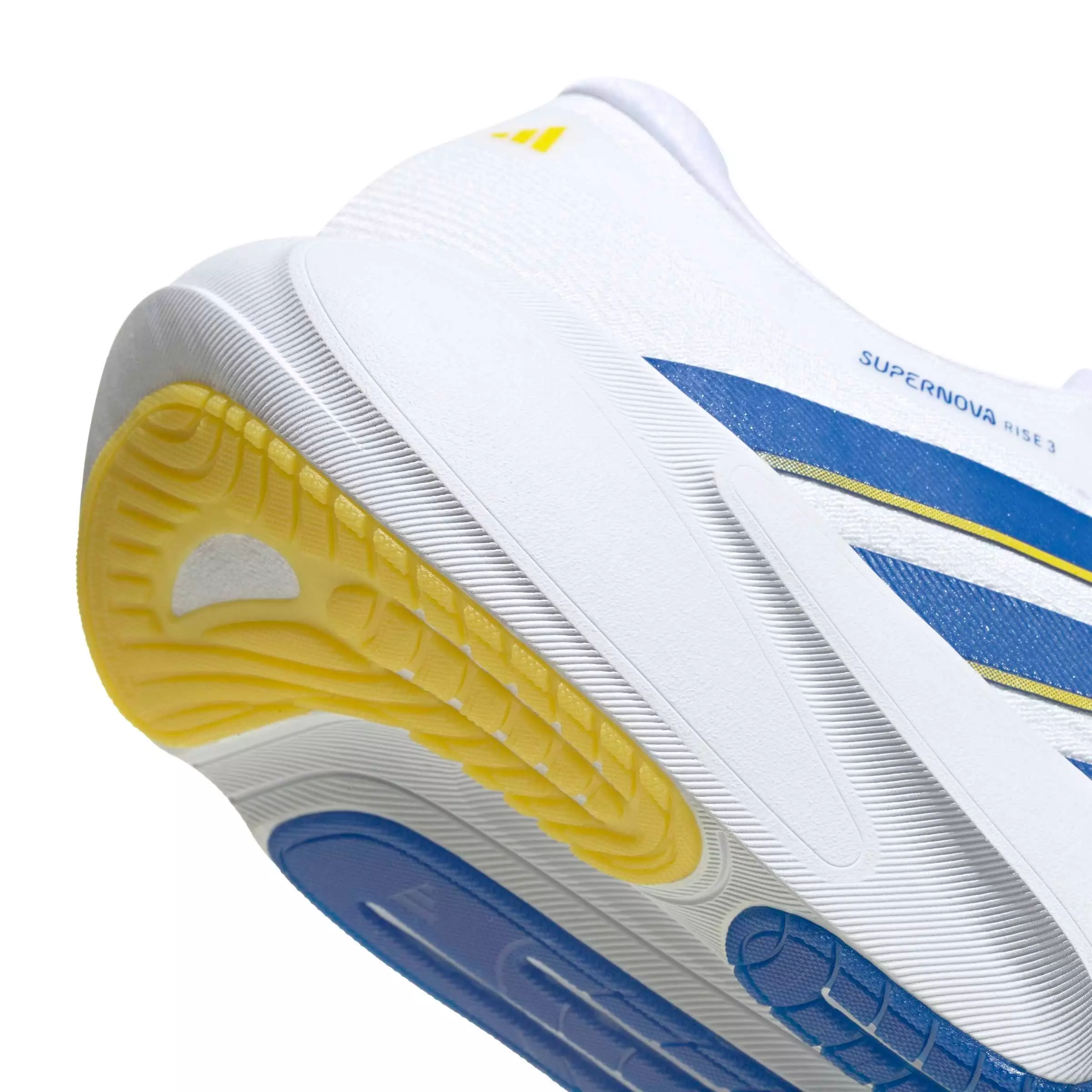 adidas Supernova Rise 3 "Ftwr White/Blue/Yellow" Men's Running Shoe - WHITE/BLUE/YELLOW