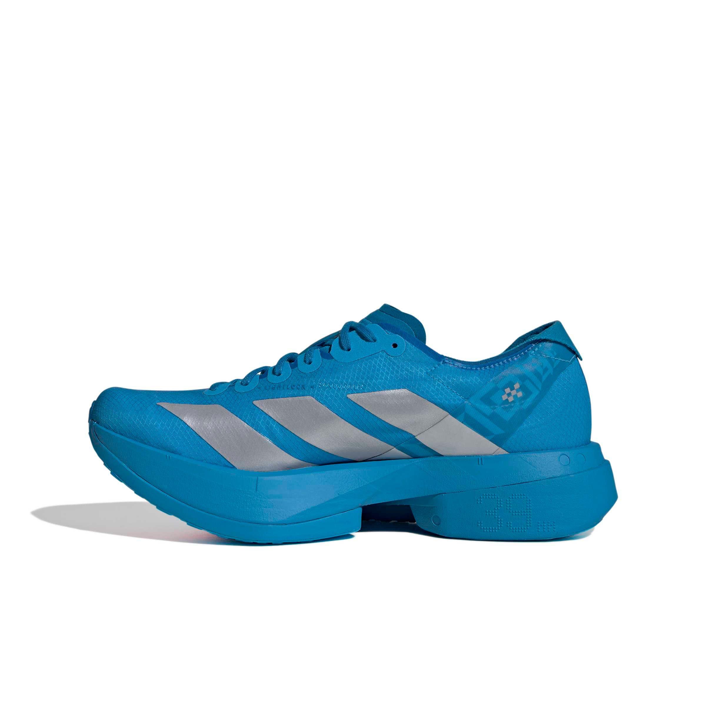 adidas Adizero Adios Pro 4 "Solar Blue/Silver Metallic/Lucid Red" Men's Running Shoe - BLUE/SILVER/RED Thumbnail View 2