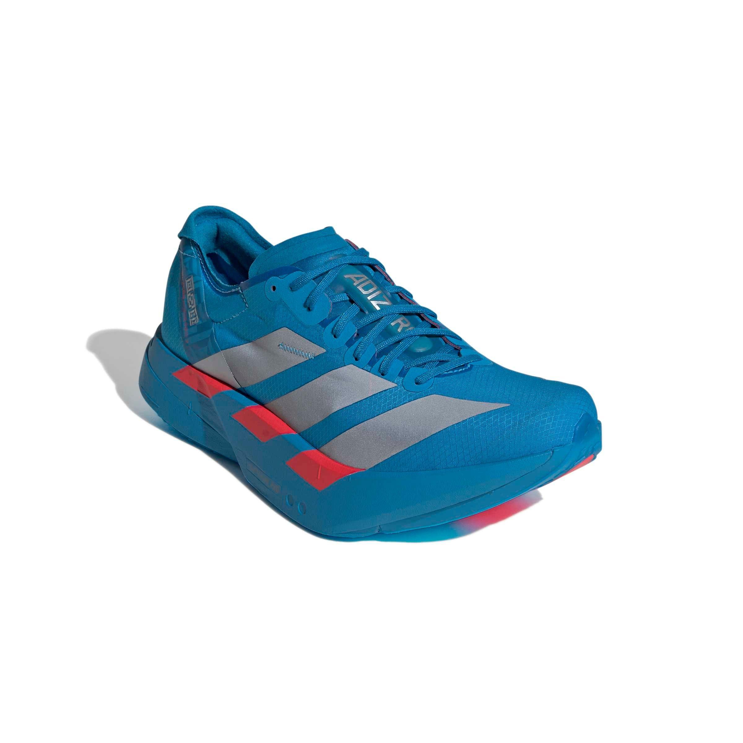 adidas Adizero Adios Pro 4 "Solar Blue/Silver Metallic/Lucid Red" Men's Running Shoe - BLUE/SILVER/RED Thumbnail View 3