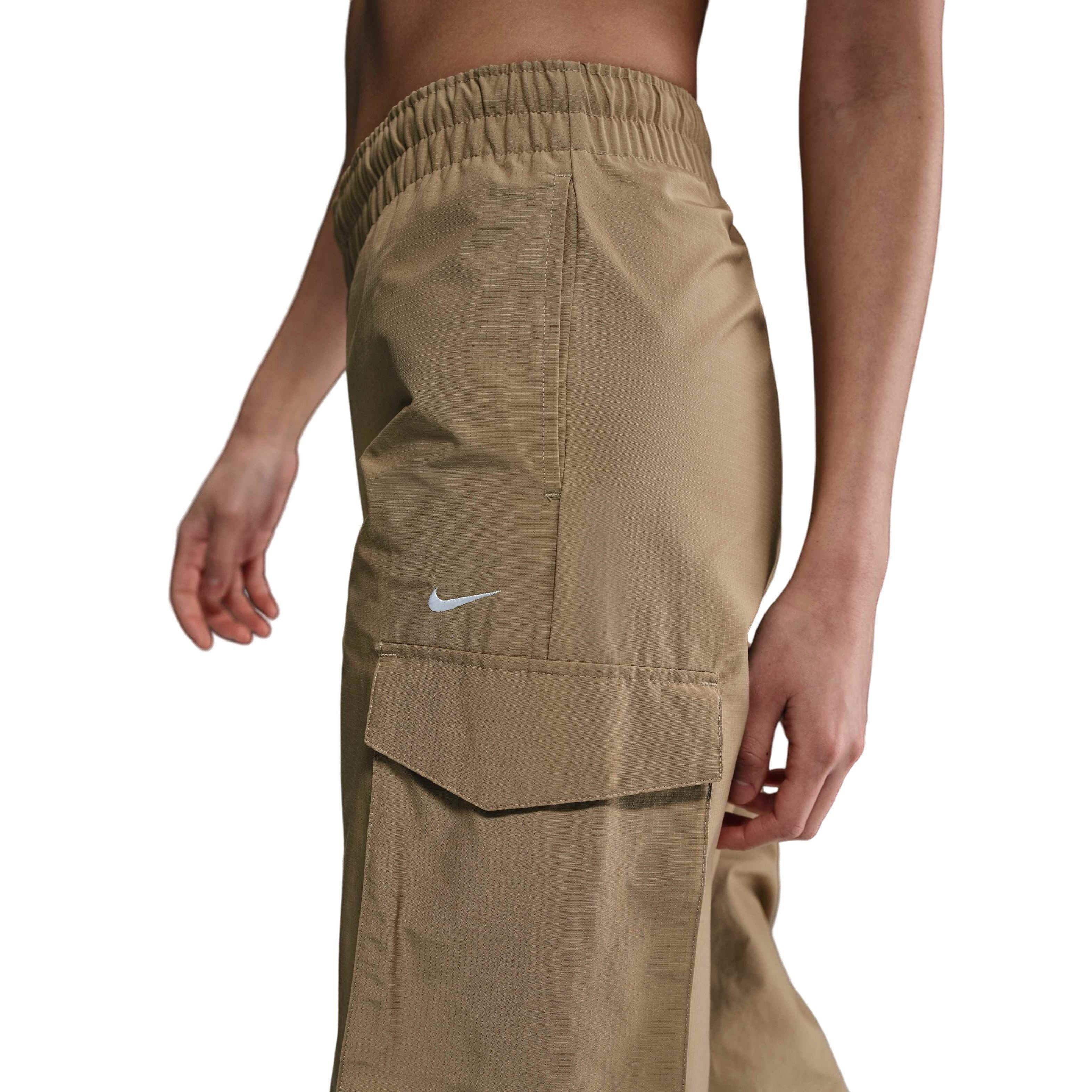 Nike Women's Sportswear Everything Wovens Mid-Rise Cargo Pants - Beige - BROWN Thumbnail View 5
