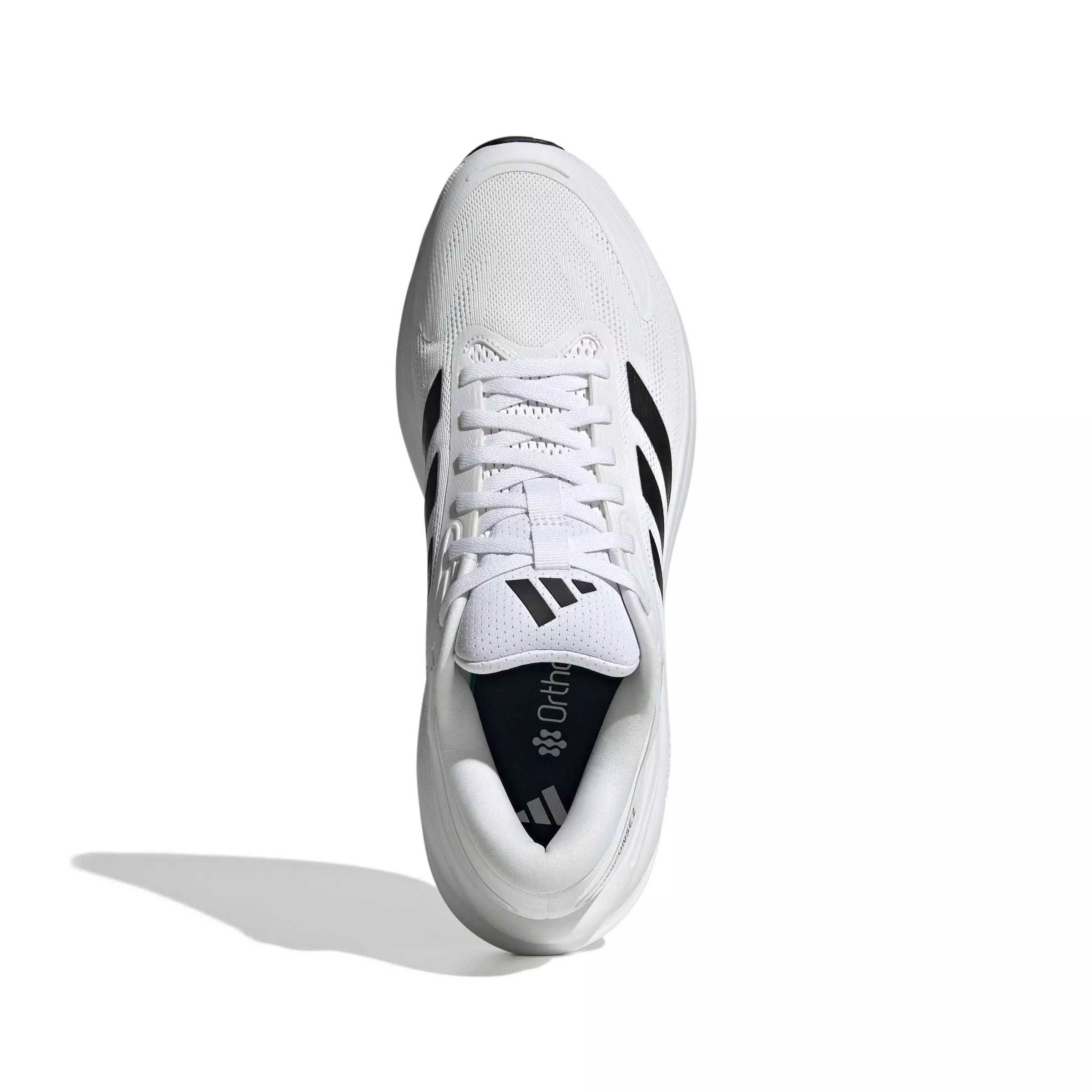 adidas Response 2 "Ftwr White/Core Black/Iron Metallic" Men's Running Shoe - WHITE/BLACK/IRON