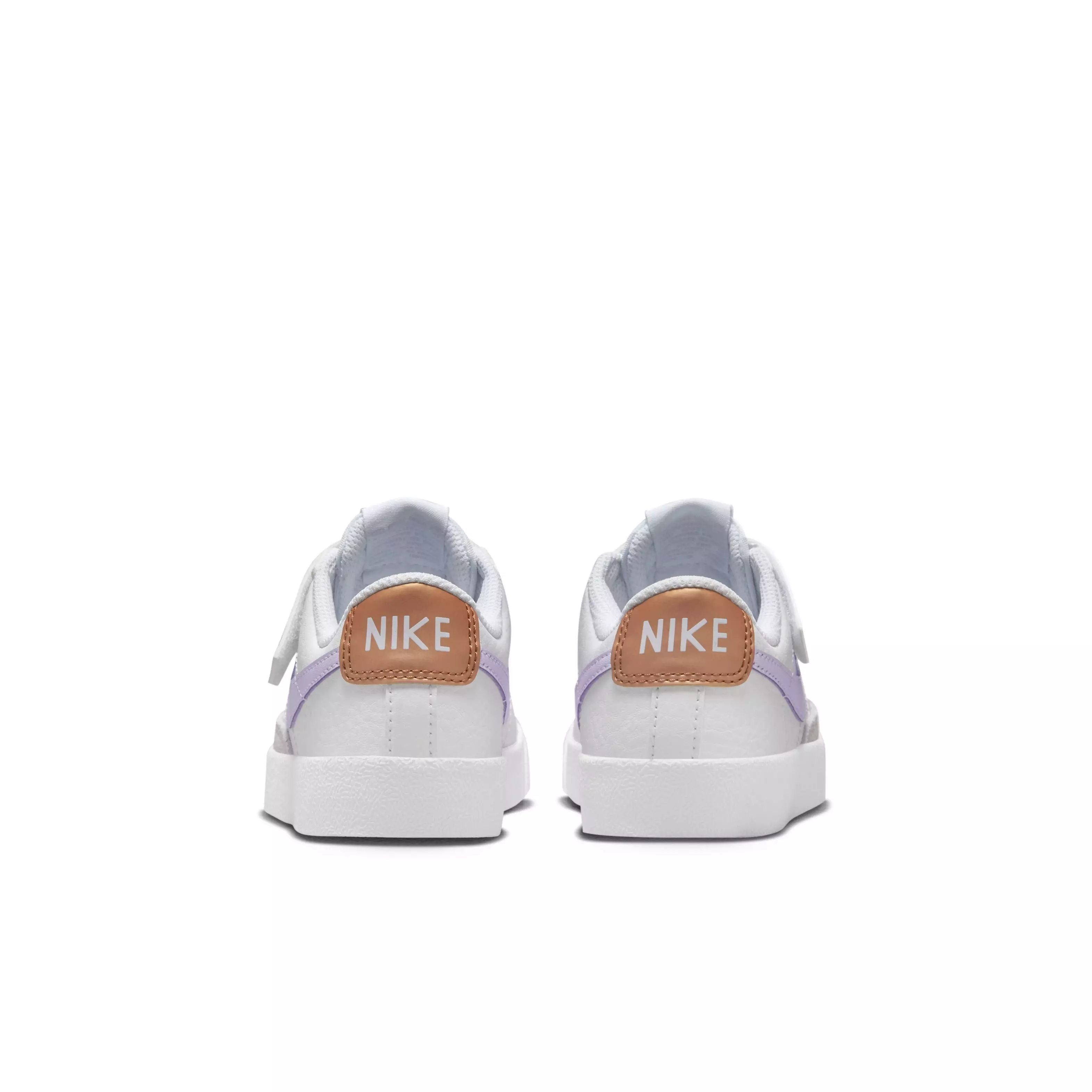 Nike Blazer Low '77 "White/Barely Grape/Metallic Copper" Preschool Girls' Shoe - WHITE/GRAPE/COPPER
