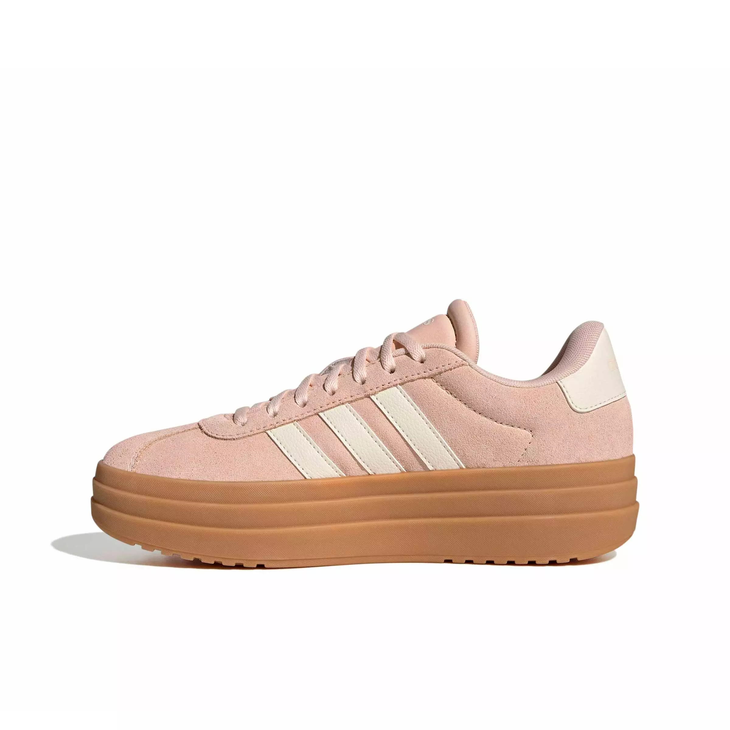 adidas VL Court Bold "Blush Pink/Off White/Gum 3" Women's Shoe - PINK/OFF WHITE/GUM