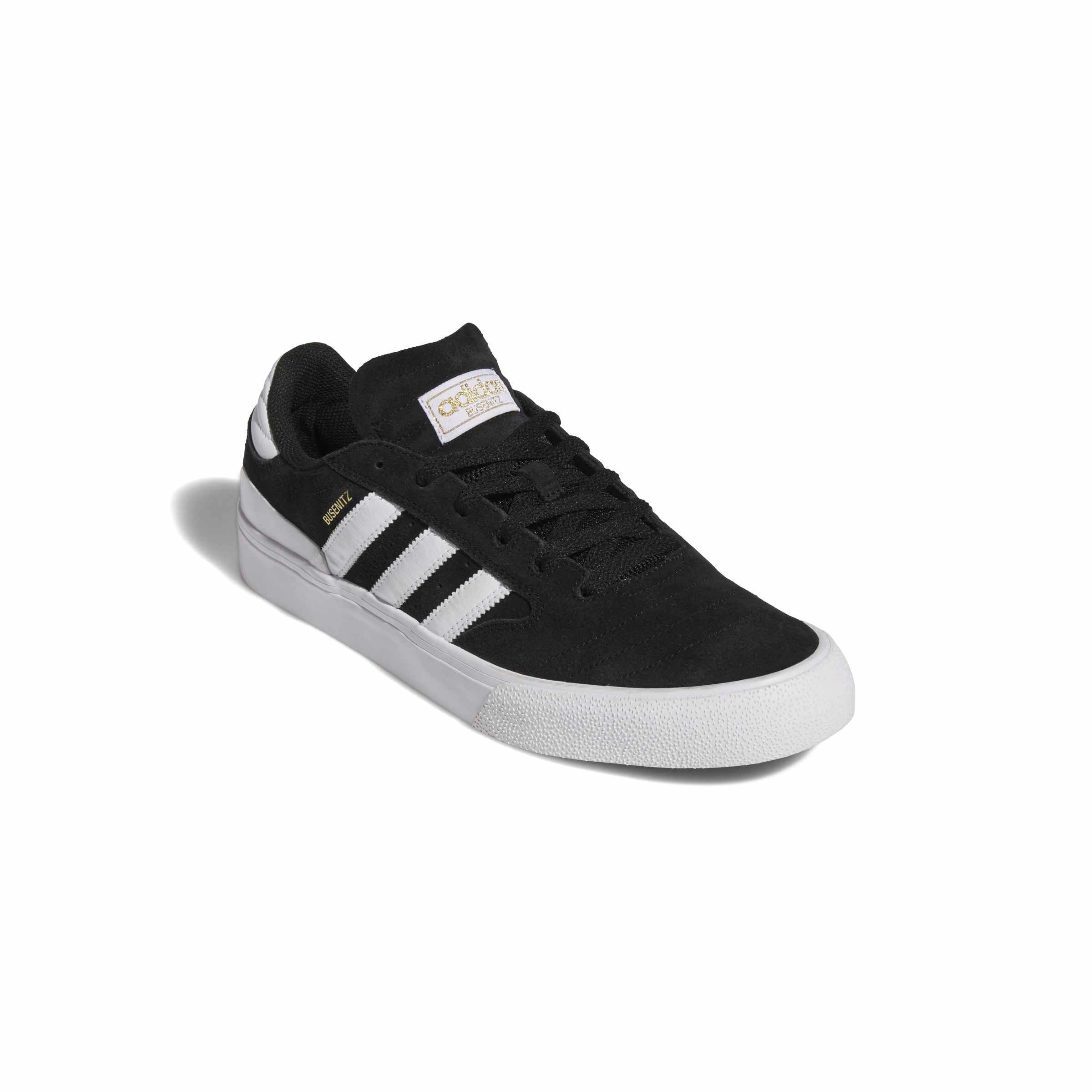 adidas Busenitz Vulc II "Core Black/Ftwr White/Gum 4" Men's Skateboarding Shoe - BLACK/WHITE/GUM Thumbnail View 3