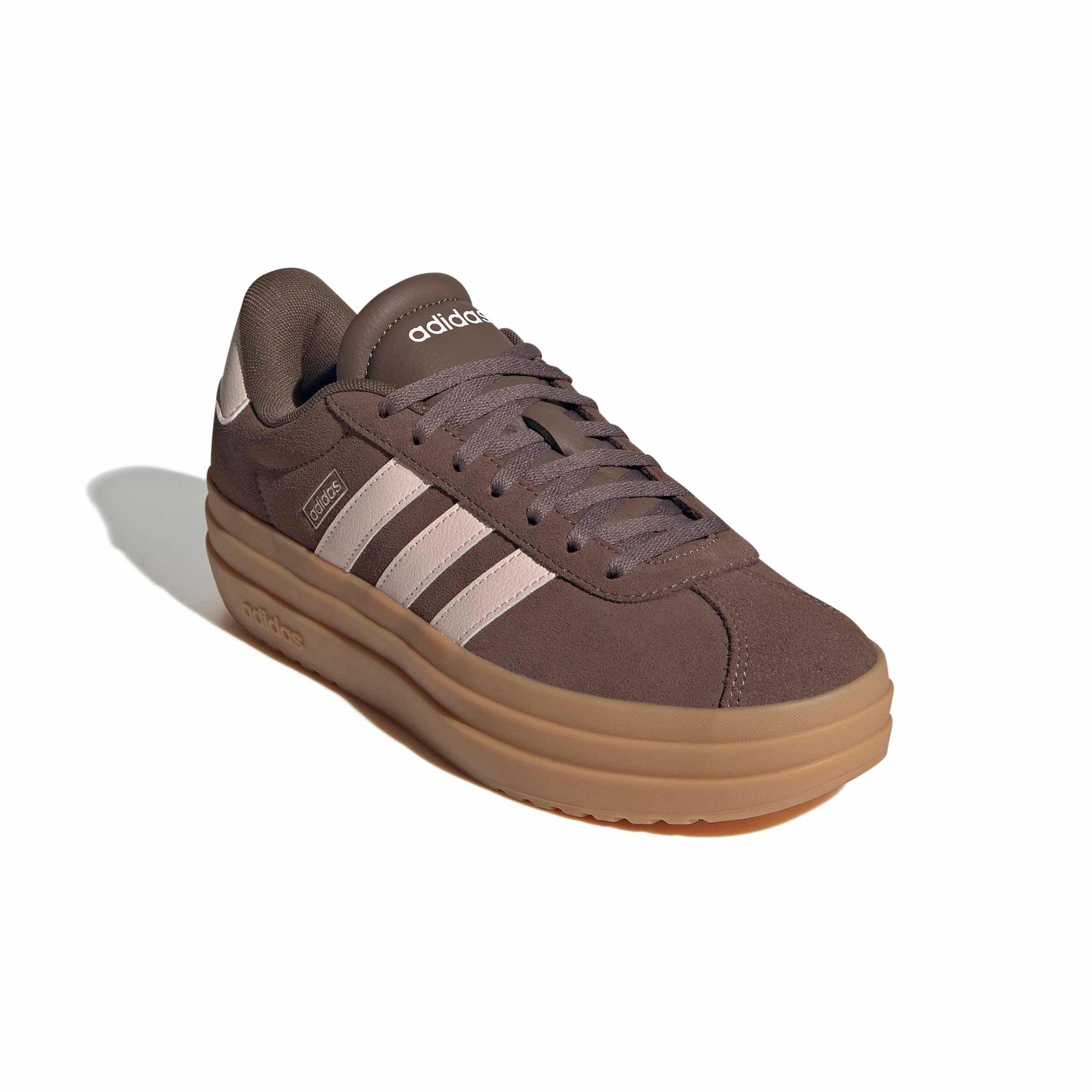 adidas VL Court Bold "Earth Strata/Wonder Quartz/Gum 3" Women's Shoe - EARTH/QUARTZ/GUM