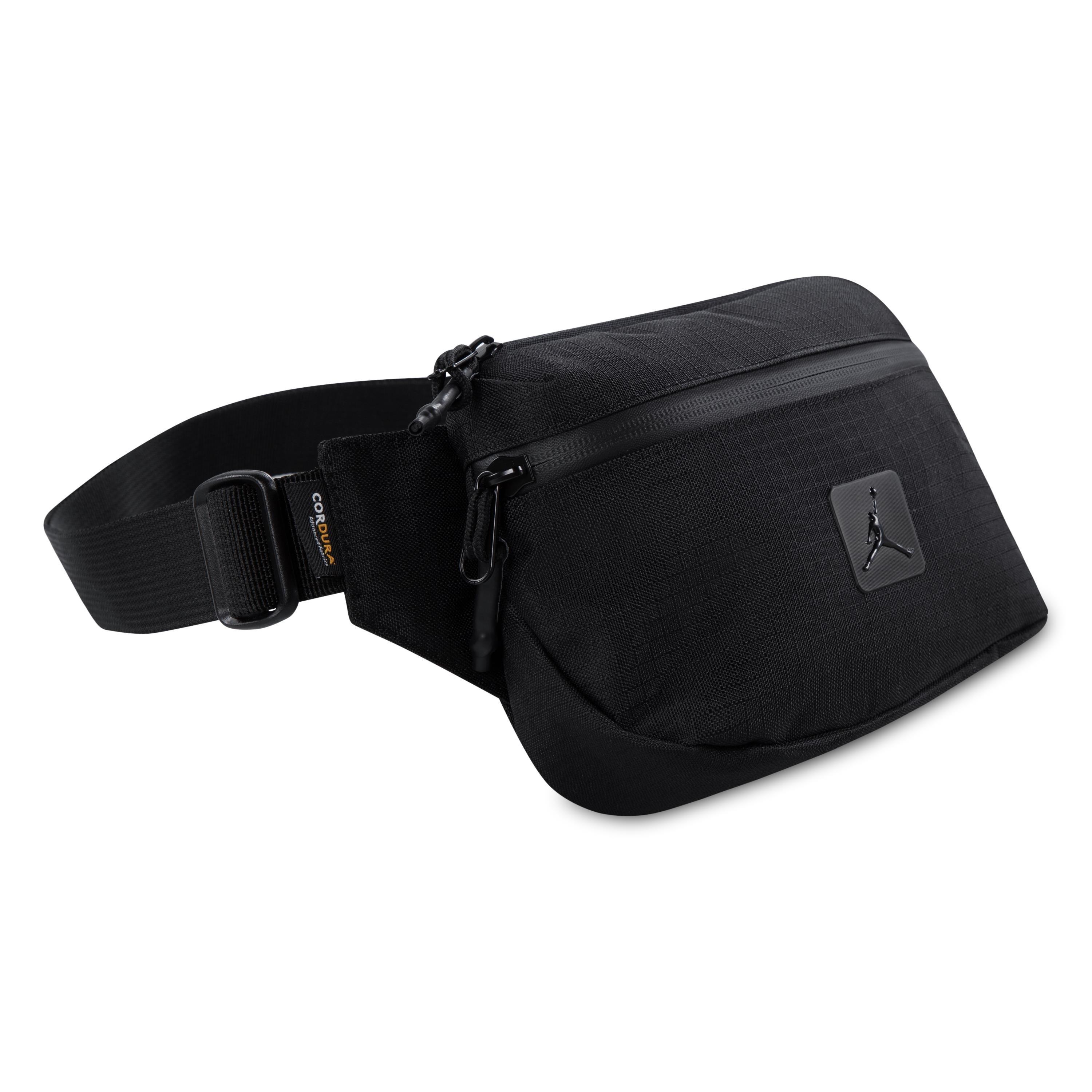 Jordan Cordura Black Crossbody Bag