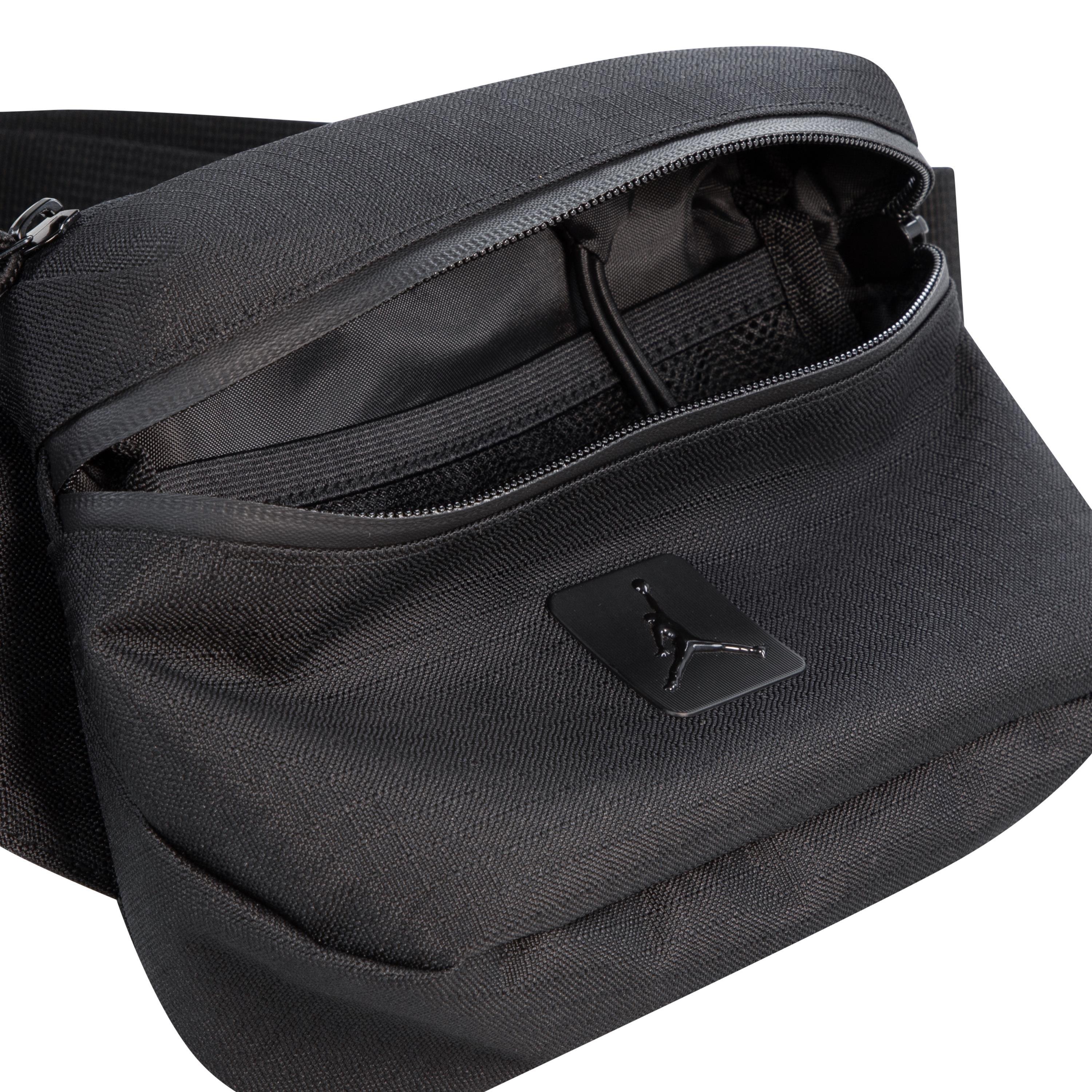 Jordan Cordura Black Crossbody Bag