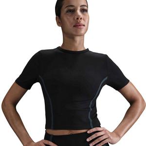 Nike Women's One Fitted Dri-FIT Short-Sleeve Top-Black
