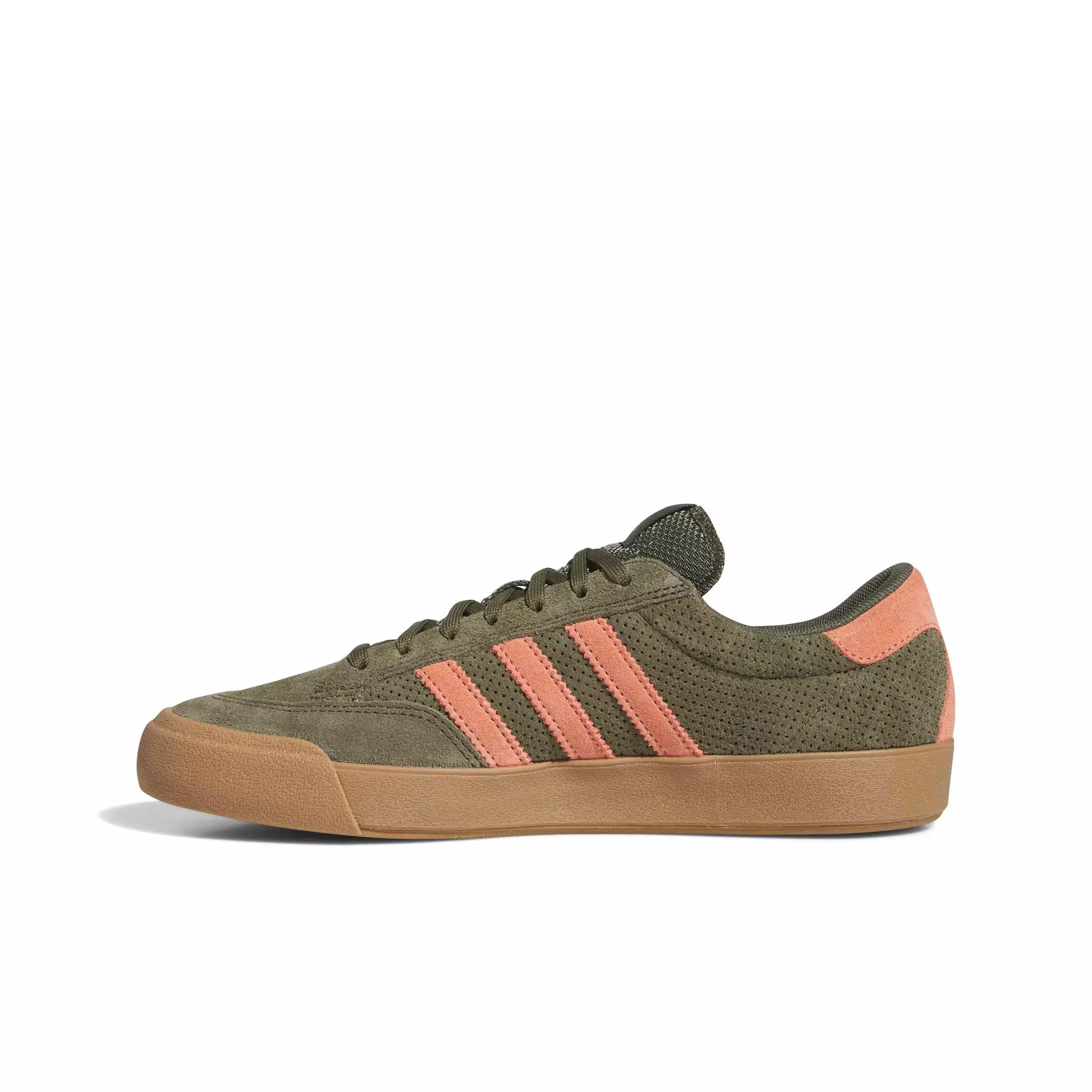 adidas Nora "Olive Strata/Wonder Clay/Gum 4" Men's Skateboarding Shoe - OLIVE/CLAY/GUM