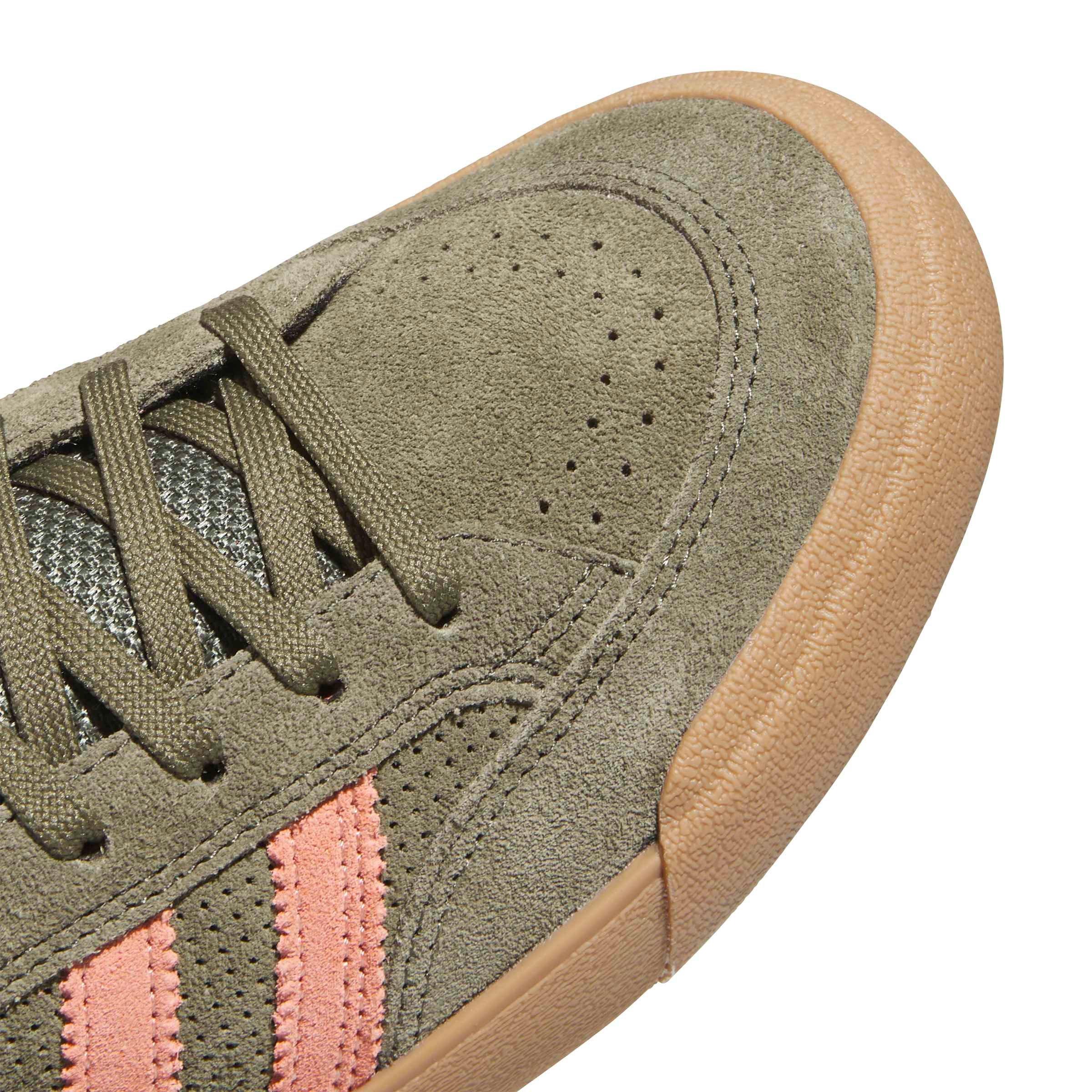 adidas Nora "Olive Strata/Wonder Clay/Gum 4" Men's Skateboarding Shoe - OLIVE/CLAY/GUM Thumbnail View 7