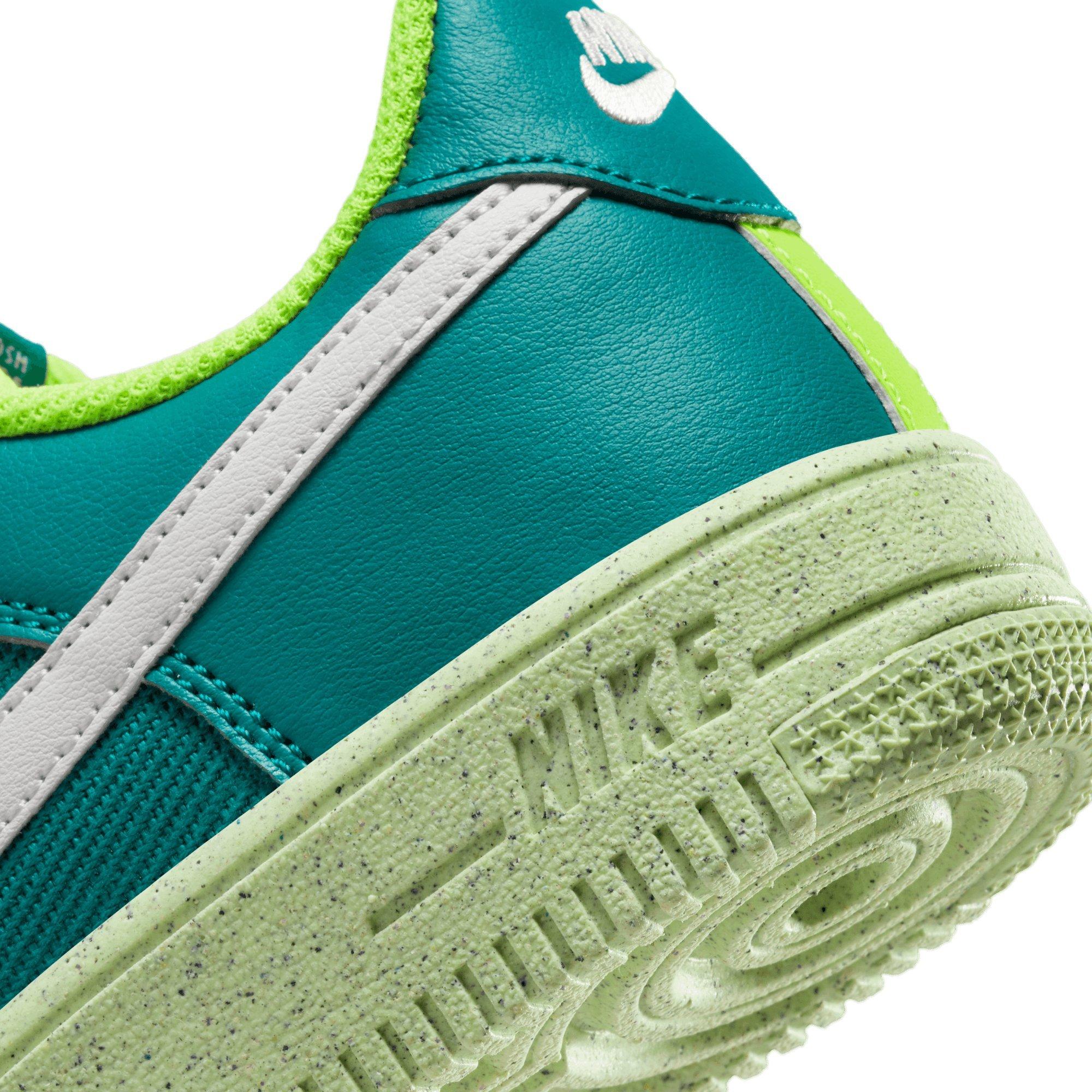 Nike Force 1 Crater Next Nature "Bright Spruce/Phantom/Volt/Barely Volt" Preschool Boys' Shoe - SPRUCE/PHANTOM/VOLT/VOLT Thumbnail View 8