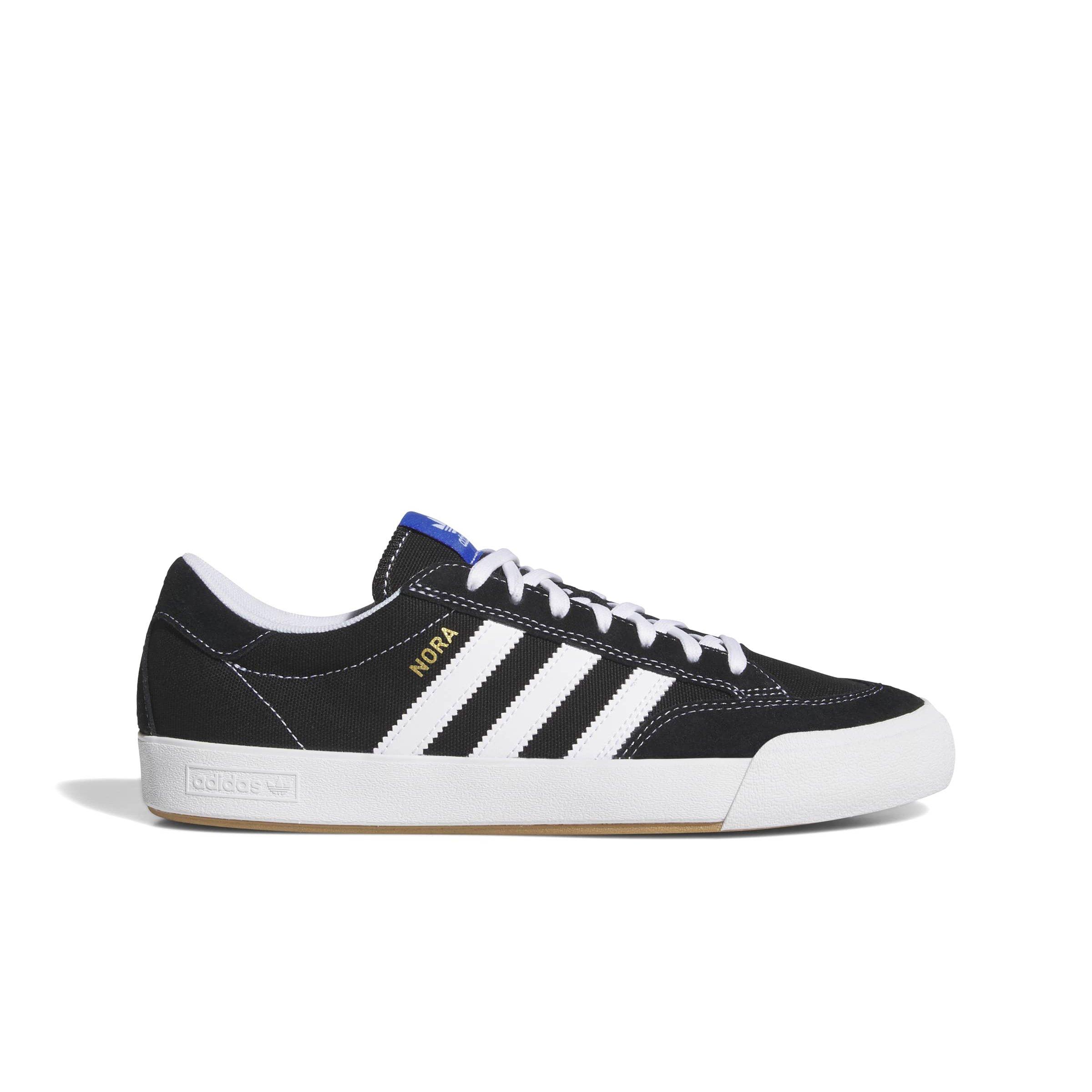 adidas Nora "Core Black/Ftwr White/Bluebird" Men's Skateboarding Shoe - BLACK/WHITE/BLUEBIRD Thumbnail View 1