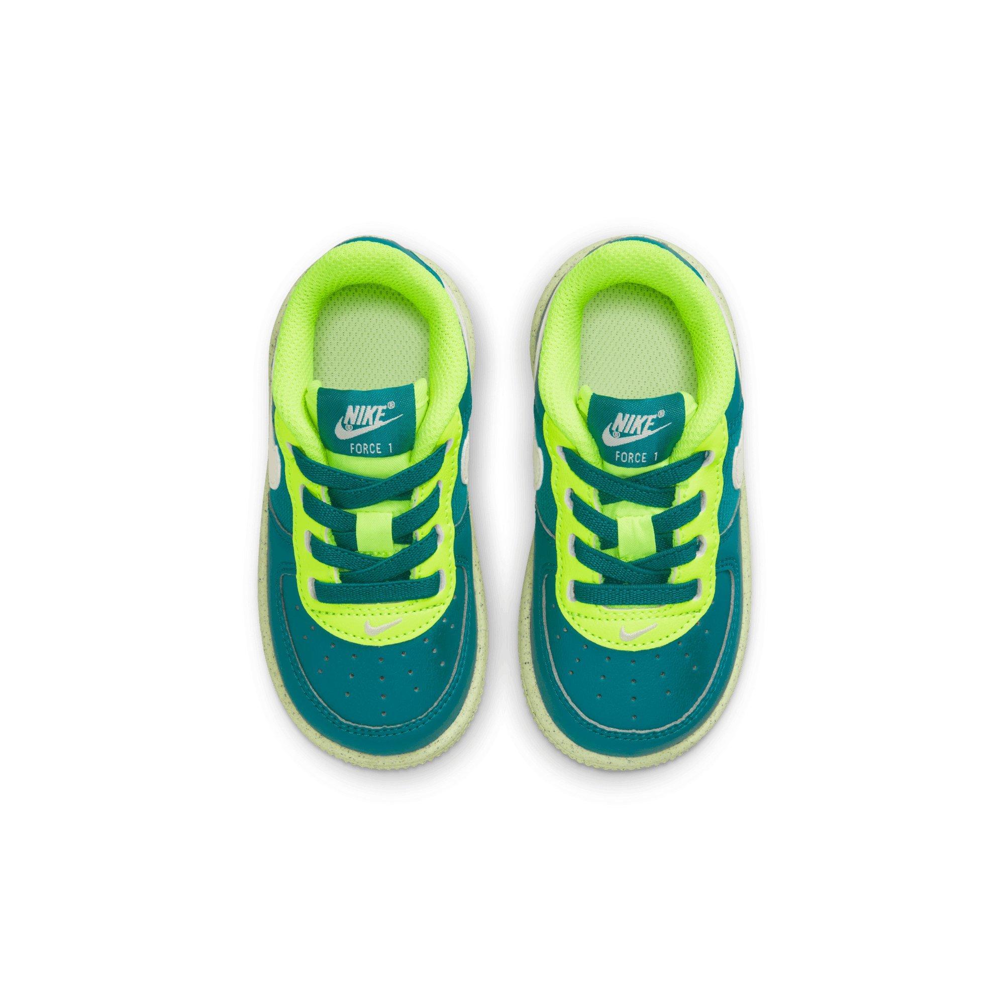Nike Force 1 Crater Next Nature Infant Boys' "Bright Spruce/Phantom/Volt/Barely Volt" Shoe