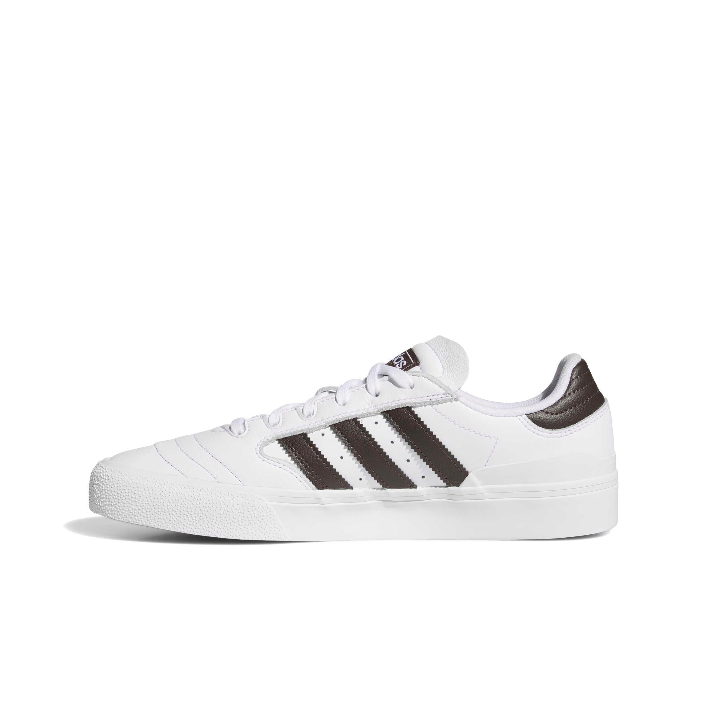 adidas Busenitz Vulc II "Ftwr White/Aurora Coffee/Gold Metallic" Men's Skateboarding Shoe - WHITE/COFFEE/GOLD Thumbnail View 2