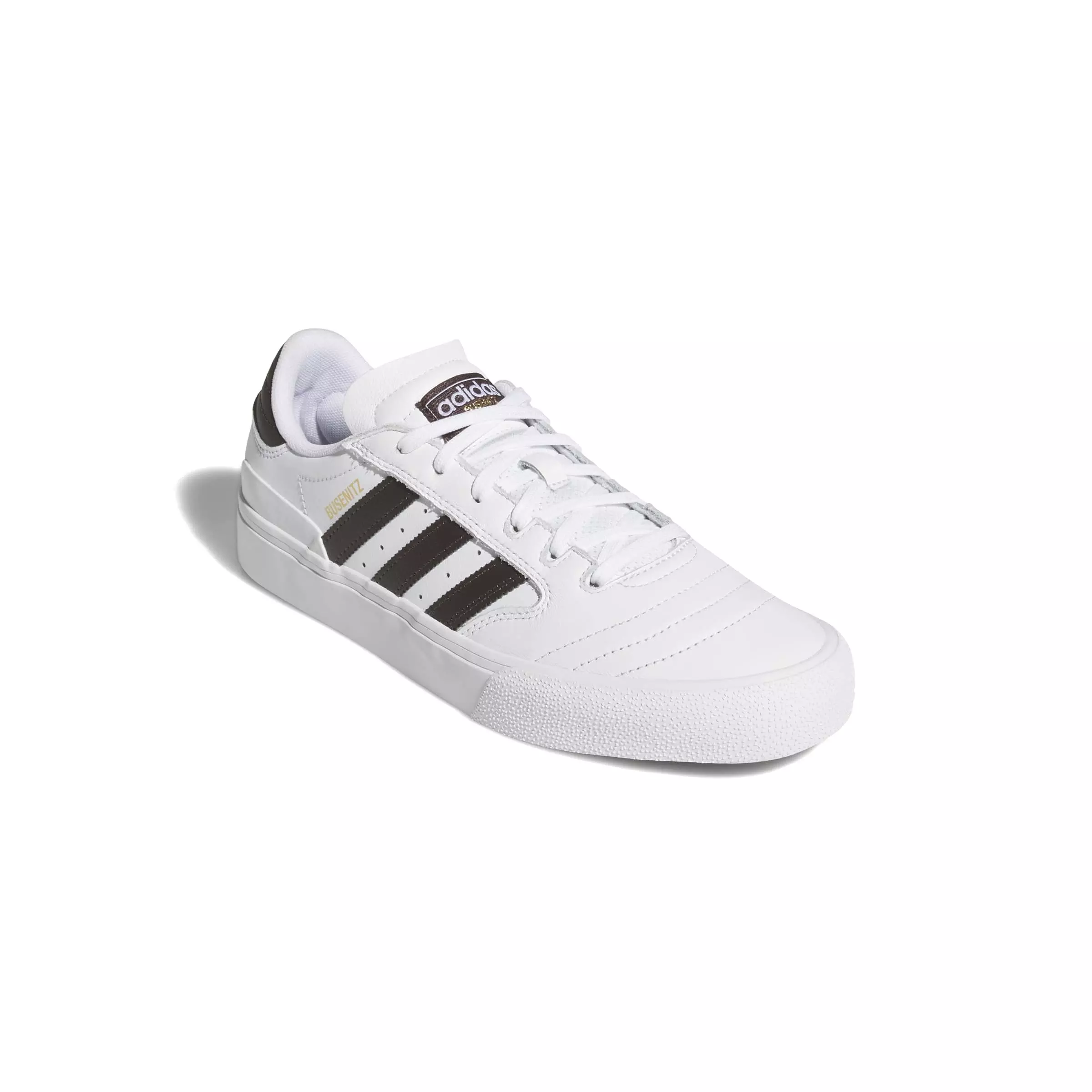 adidas Busenitz Vulc II "Ftwr White/Aurora Coffee/Gold Metallic" Men's Skateboarding Shoe - WHITE/COFFEE/GOLD