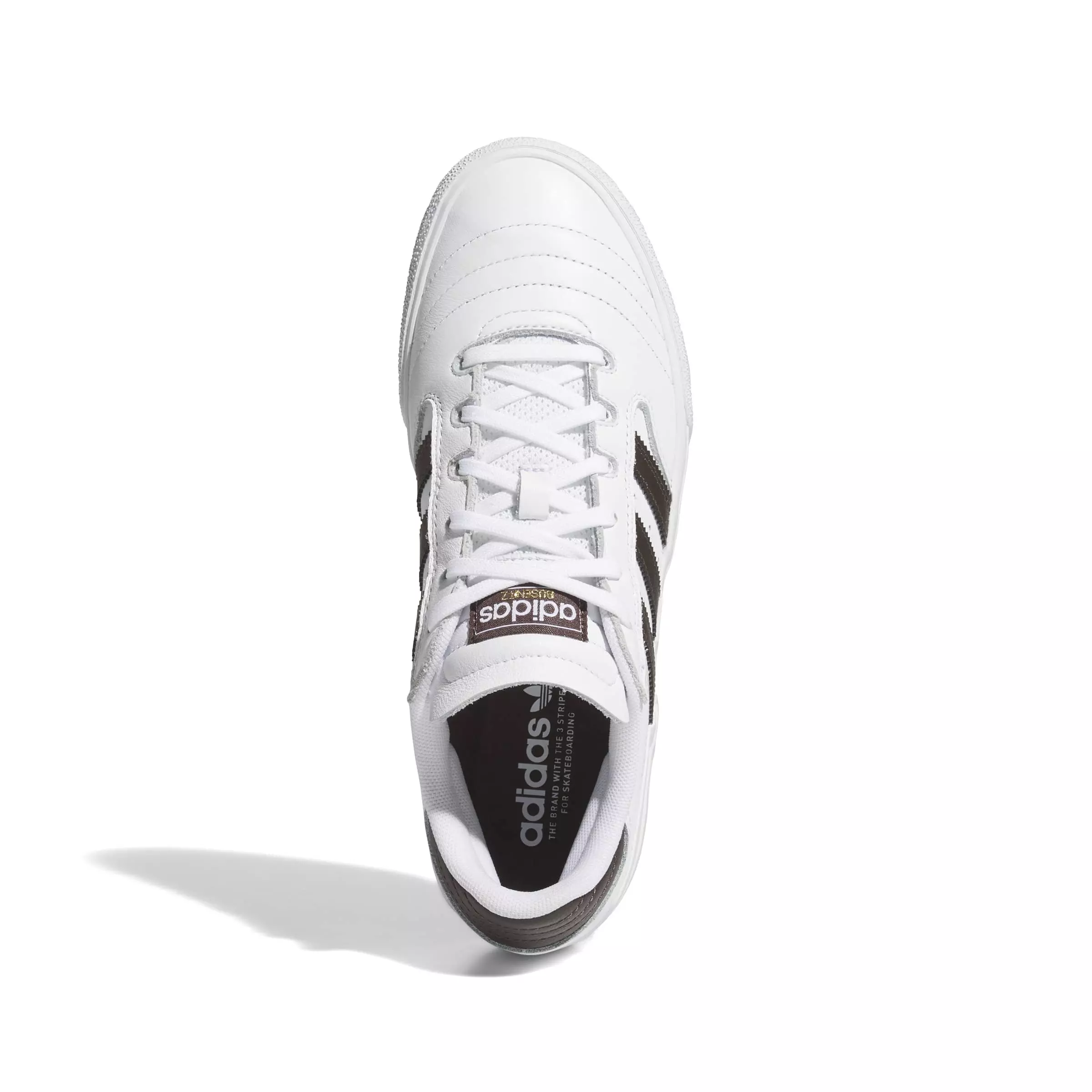 adidas Busenitz Vulc II "Ftwr White/Aurora Coffee/Gold Metallic" Men's Skateboarding Shoe - WHITE/COFFEE/GOLD